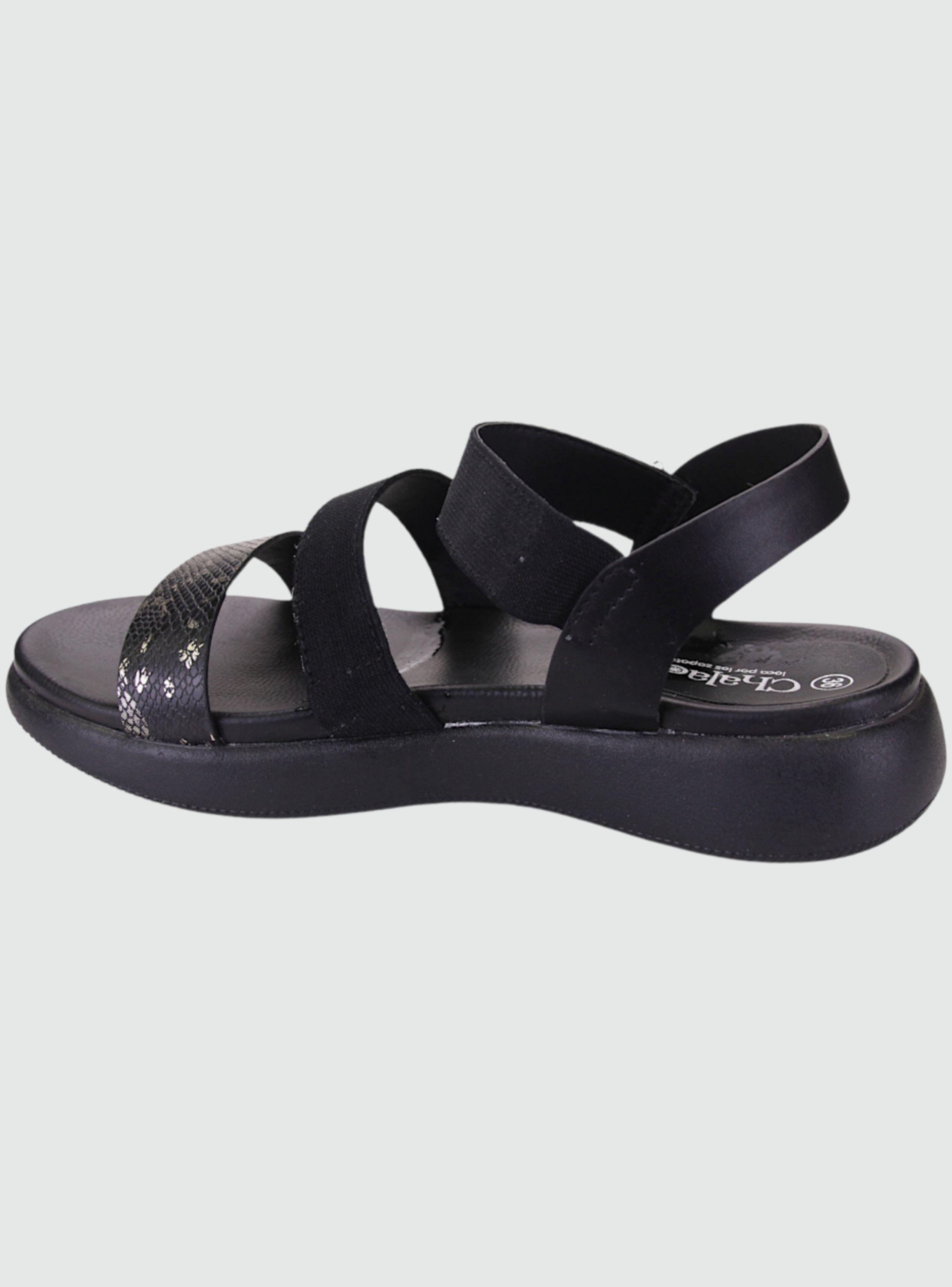 Sandalia Chalada Mujer Jagger-1 Negro Casual-1