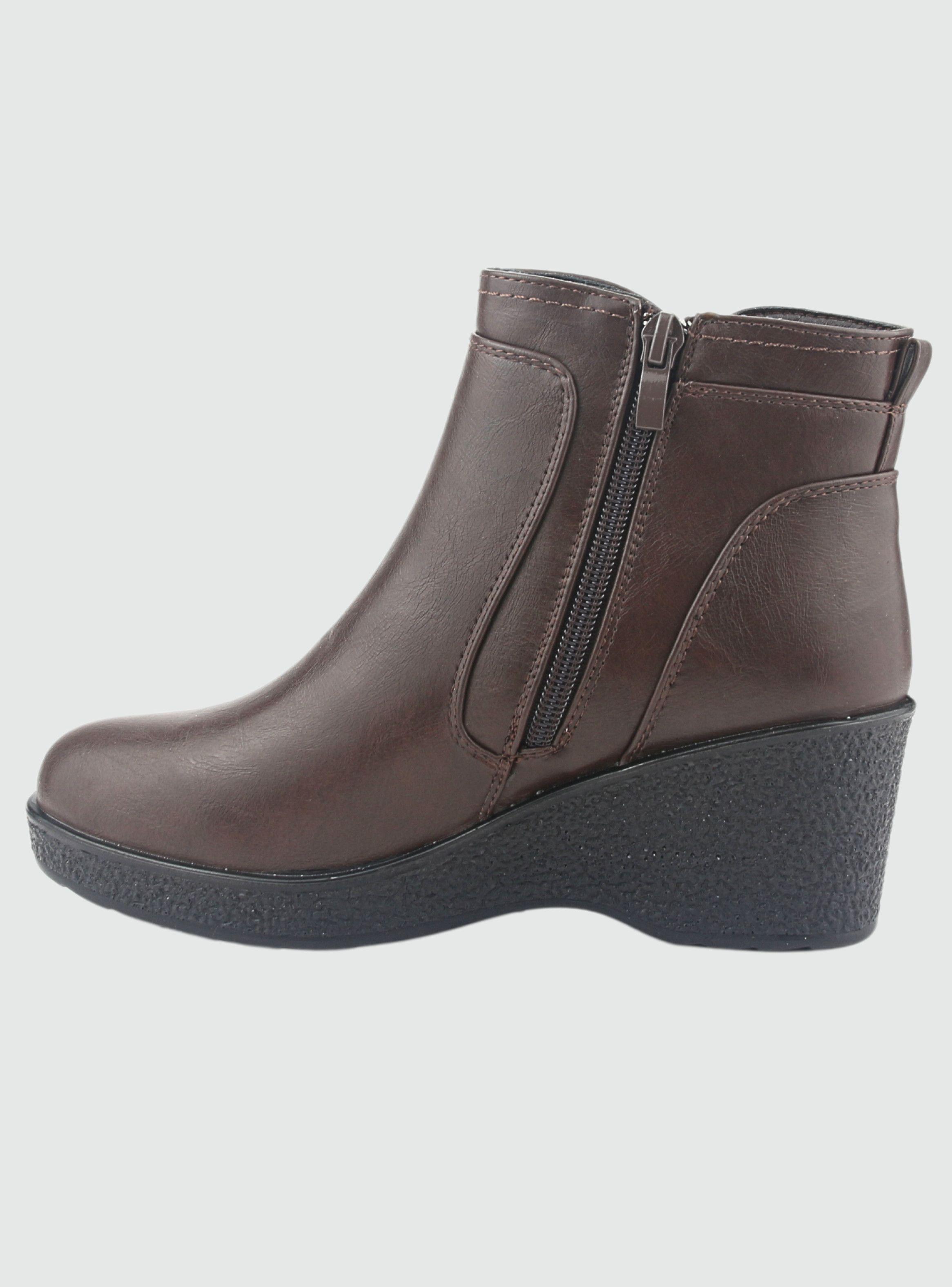 Botin Chalada Mujer Windy-2 Café Casual-1
