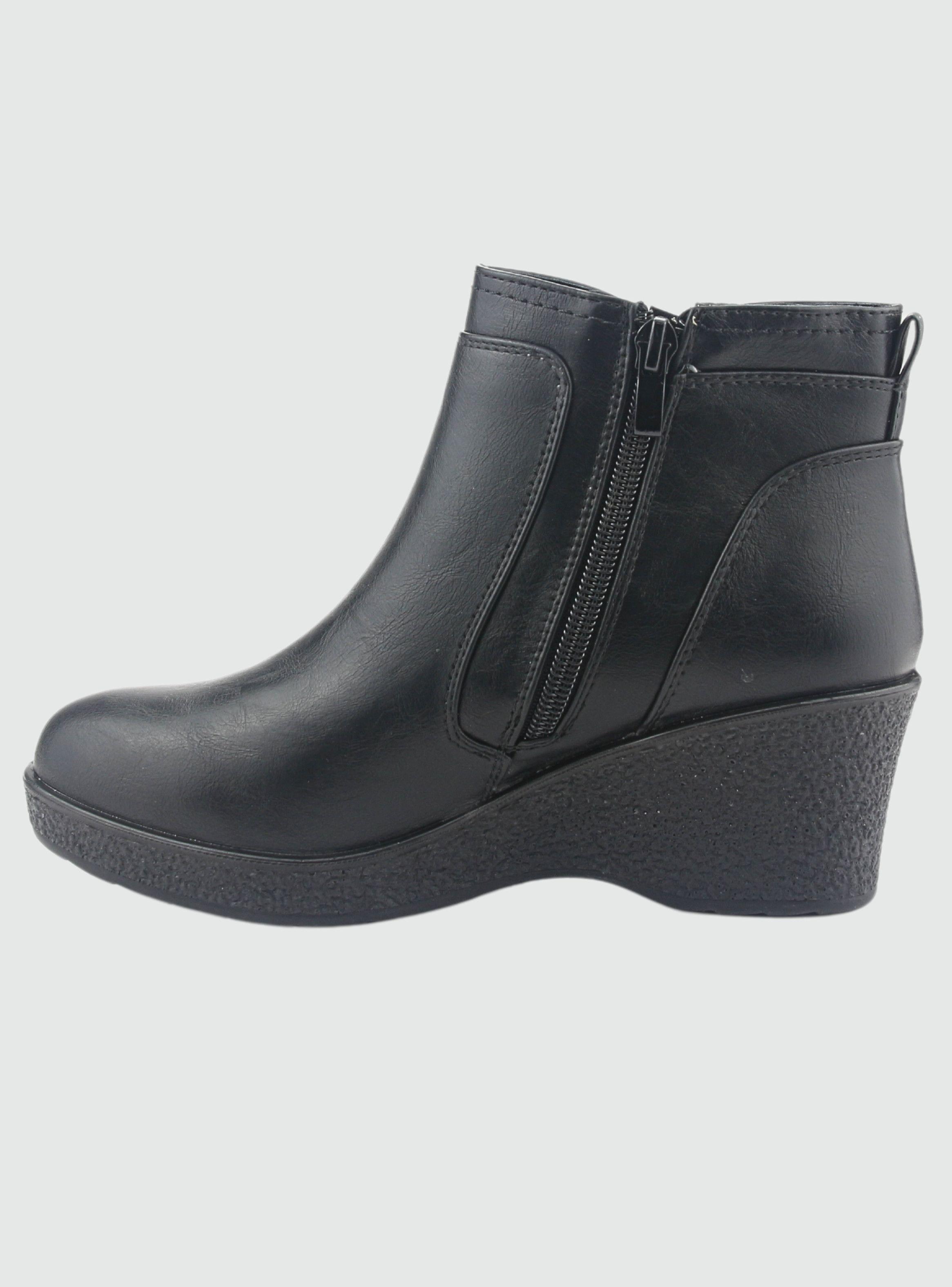 Botin Chalada Mujer Windy-2 Negro Casual-1