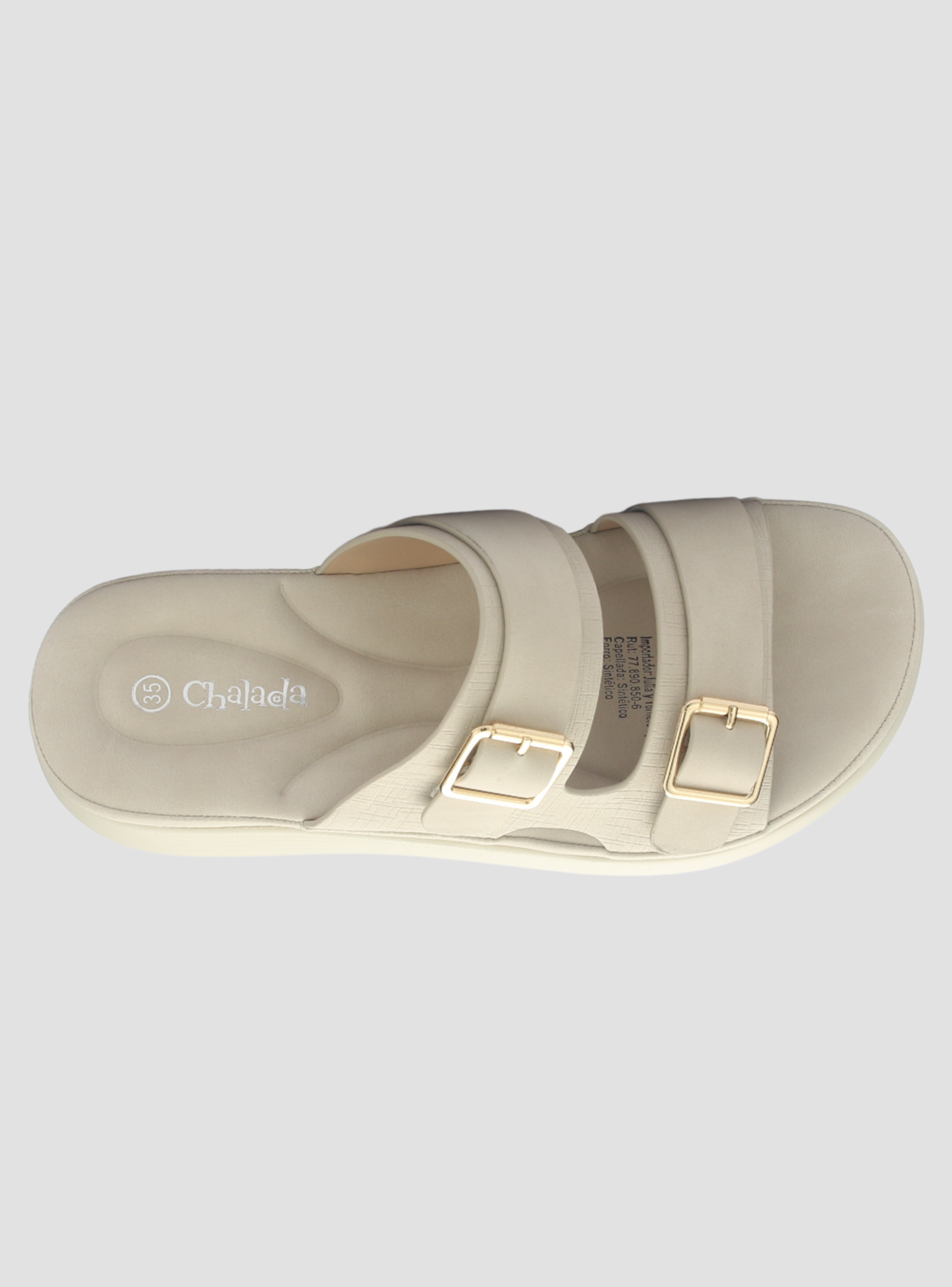Sandalia Mujer Chalada Acaraye-1 Beige Casual-4