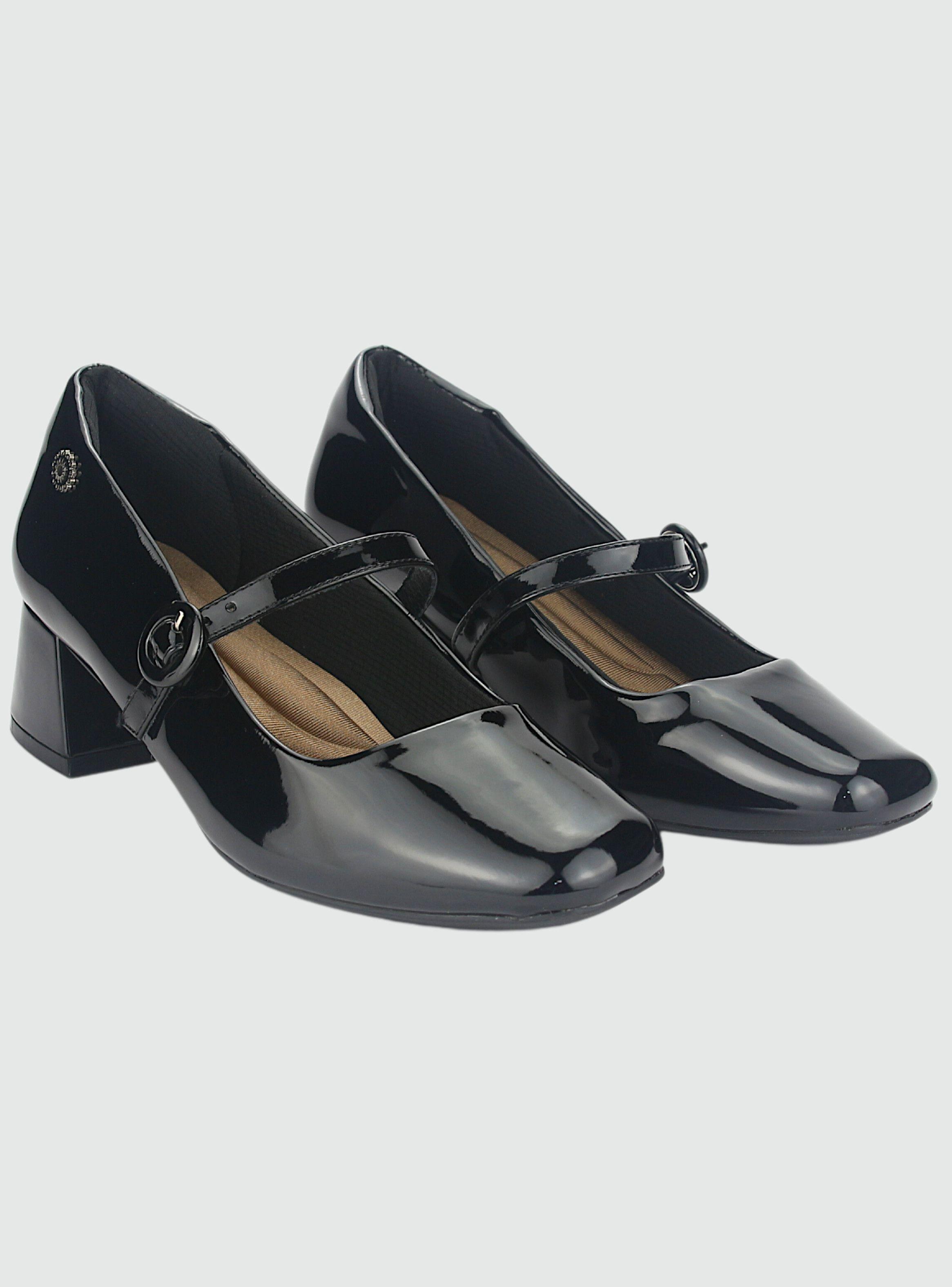Zapato Chalada Mujer Rupia-20 Negro Casual-4