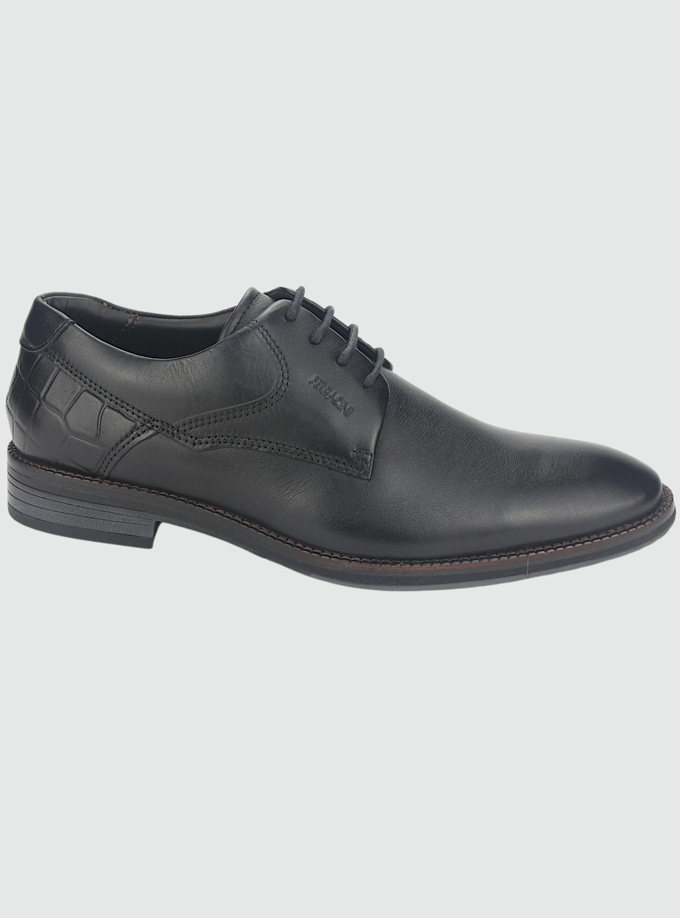 Zapato Ferracini Hombre 3941 Bentley Negro Casual-0