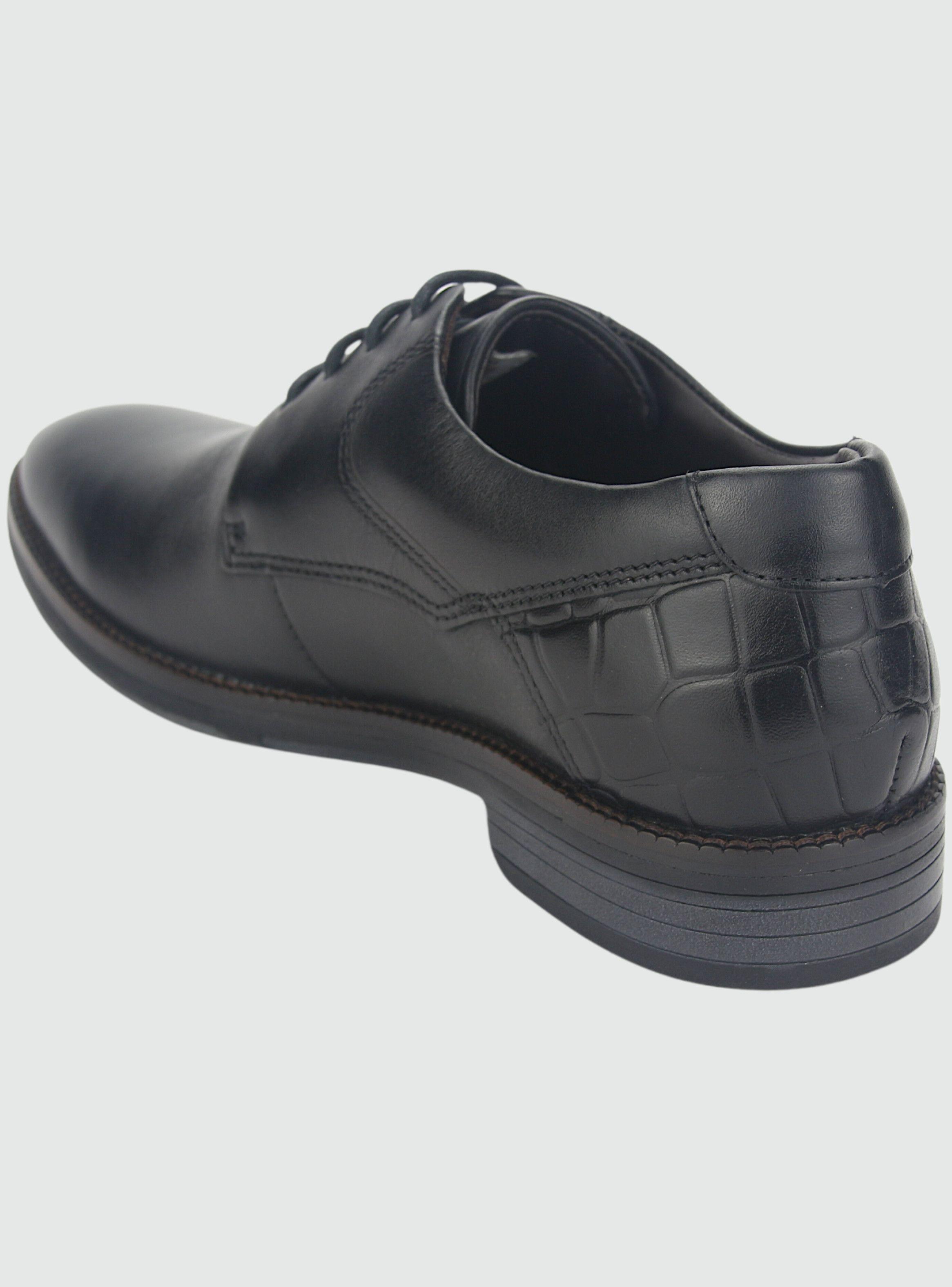 Zapato Ferracini Hombre 3941 Bentley Negro Casual-3