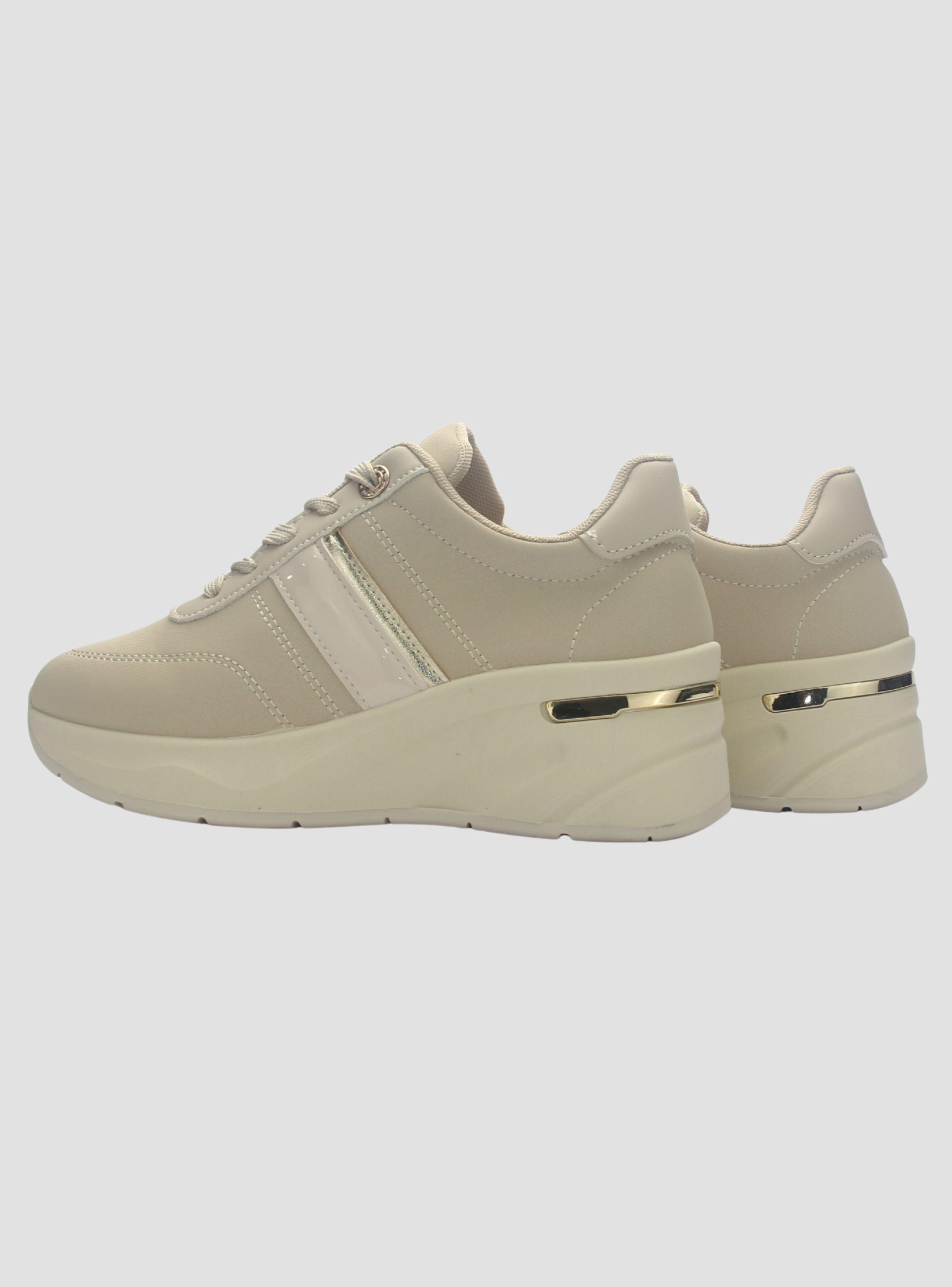 Zapatilla Mujer Chalada Juna-5 Beige Urbano-5