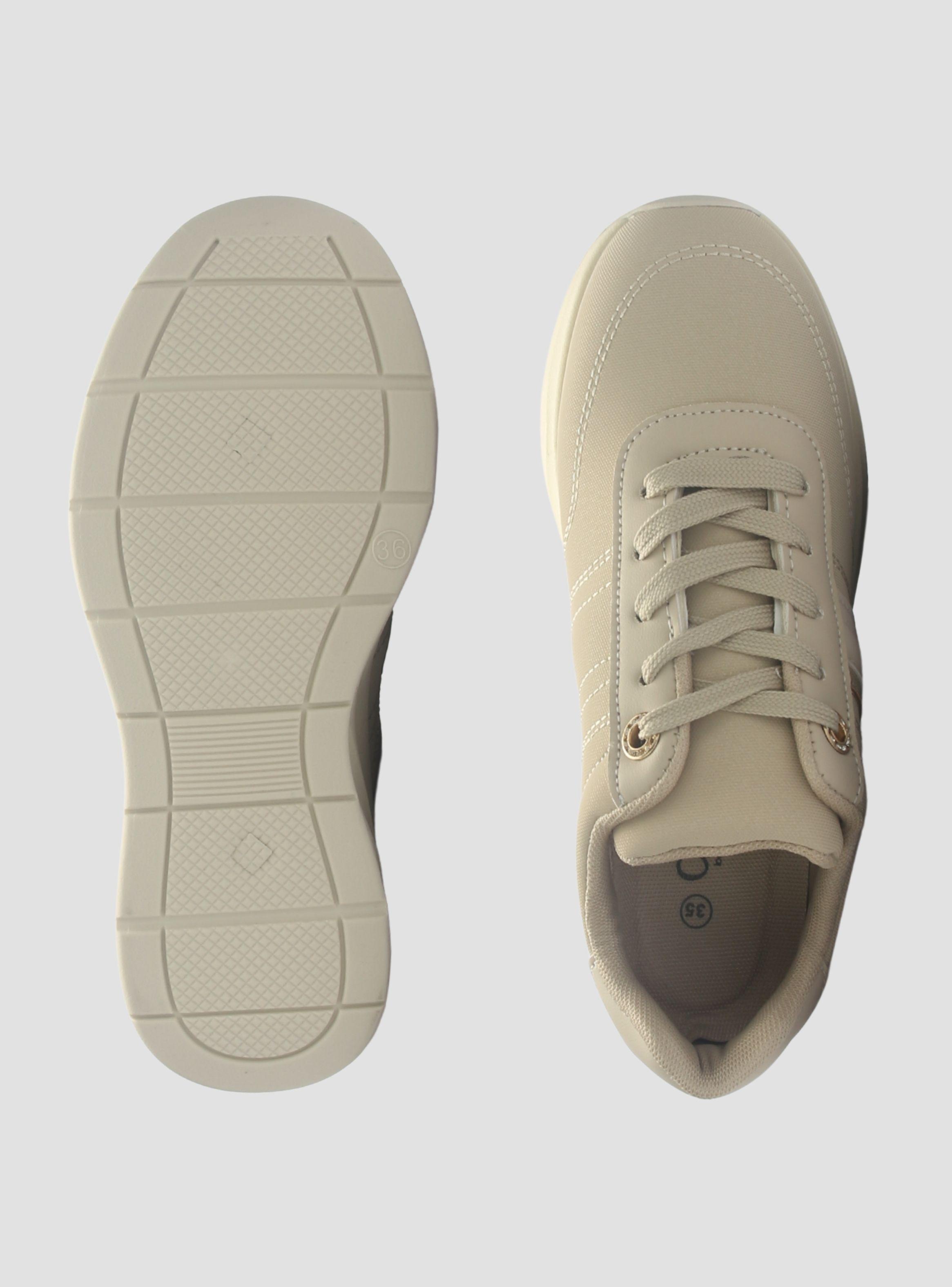 Zapatilla Mujer Chalada Juna-5 Beige Urbano-6