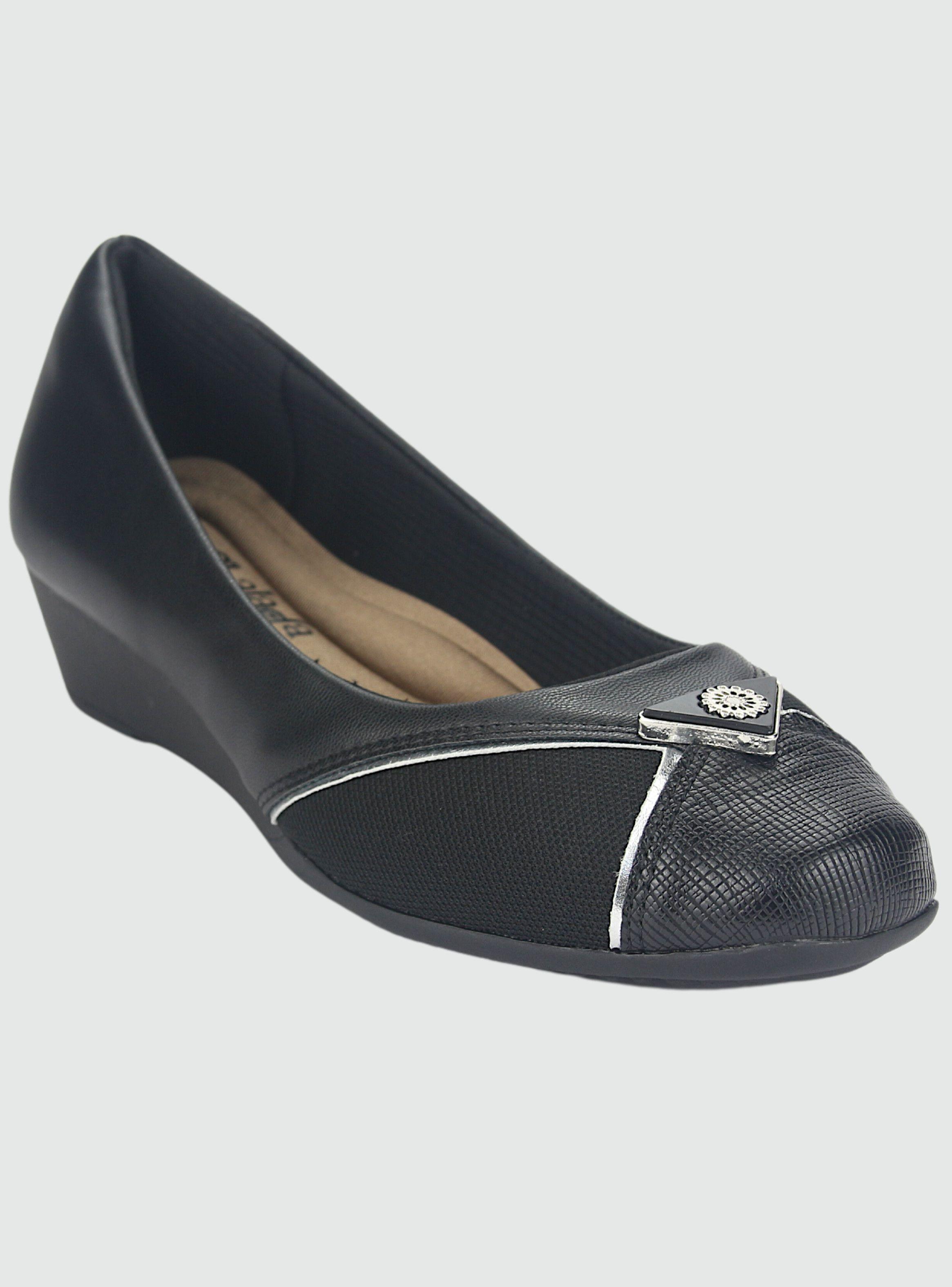 Zapato Chalada Mujer Coles-2 Negro Casual-2