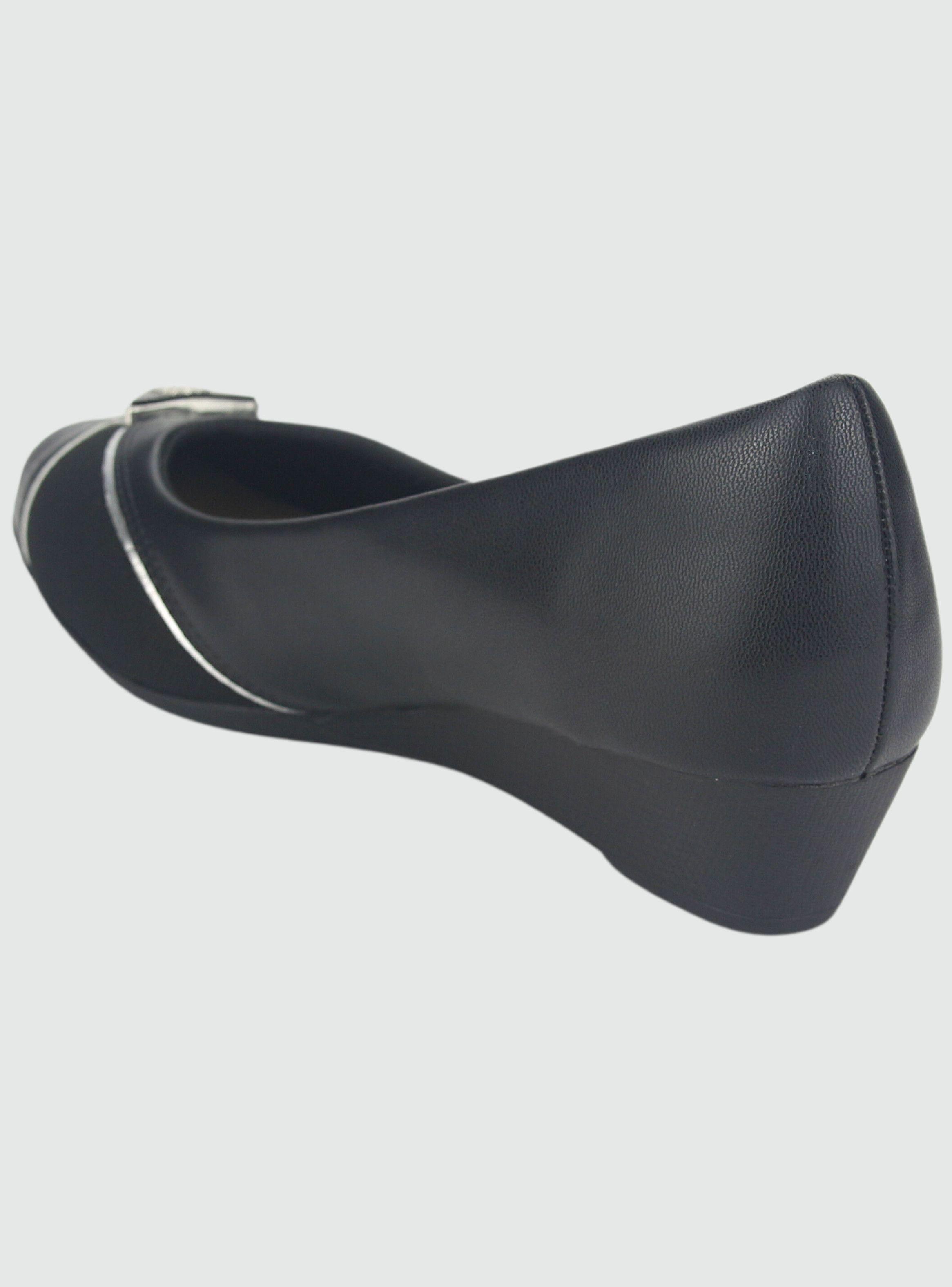 Zapato Chalada Mujer Coles-2 Negro Casual-3