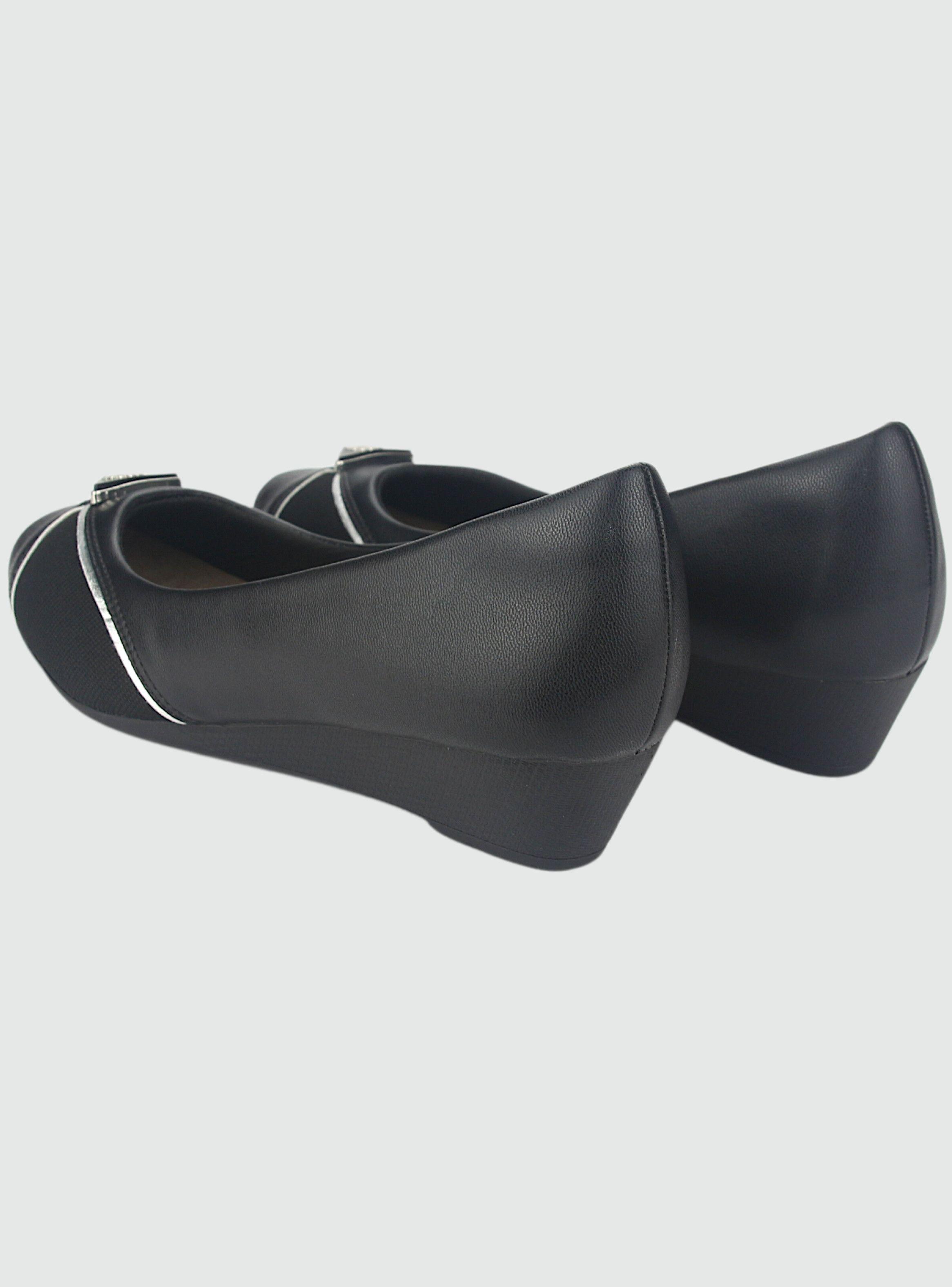 Zapato Chalada Mujer Coles-2 Negro Casual-4