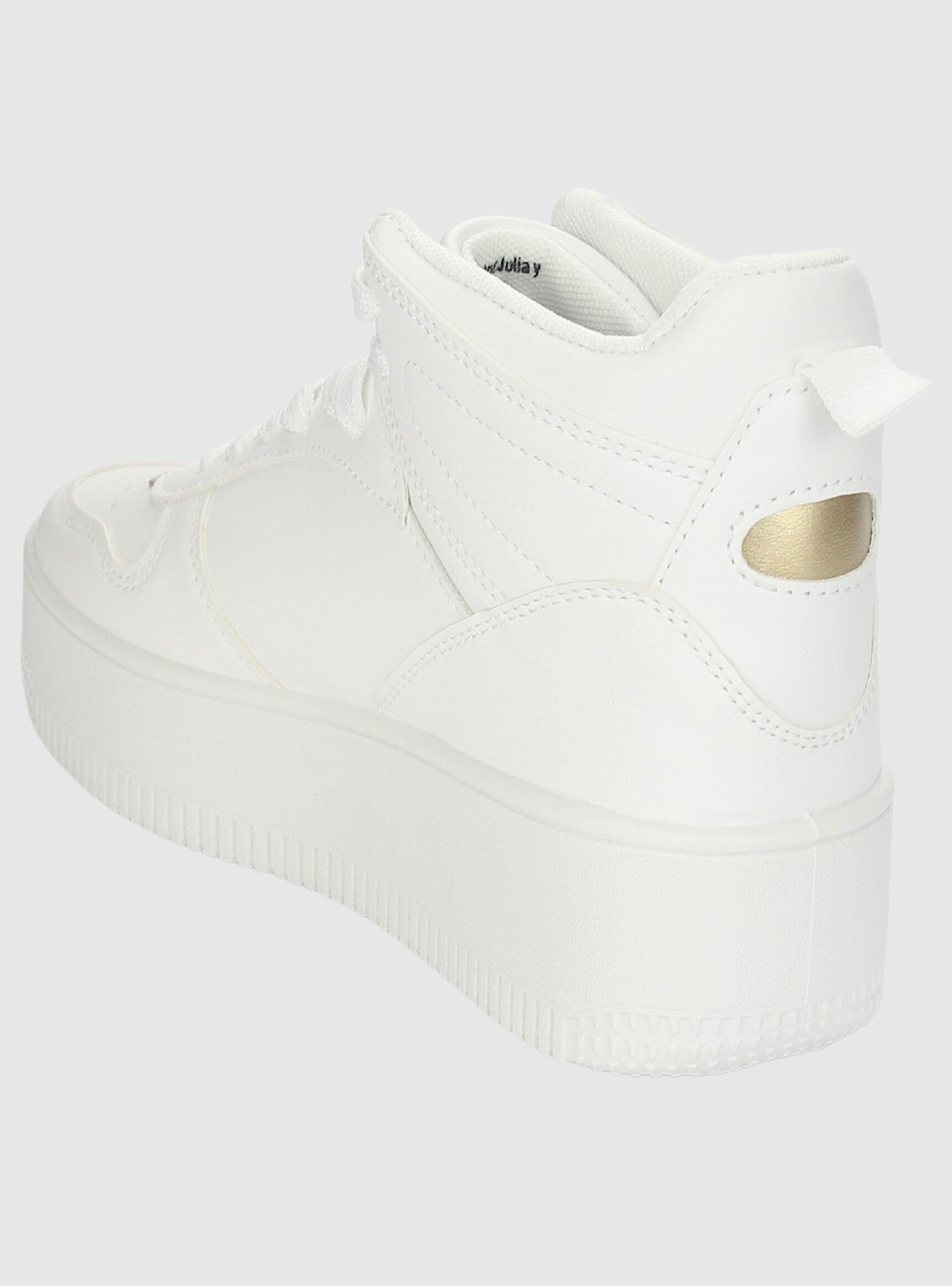 Zapatilla Chalada Mujer Metta-9 Blanco Oro Urbano-3