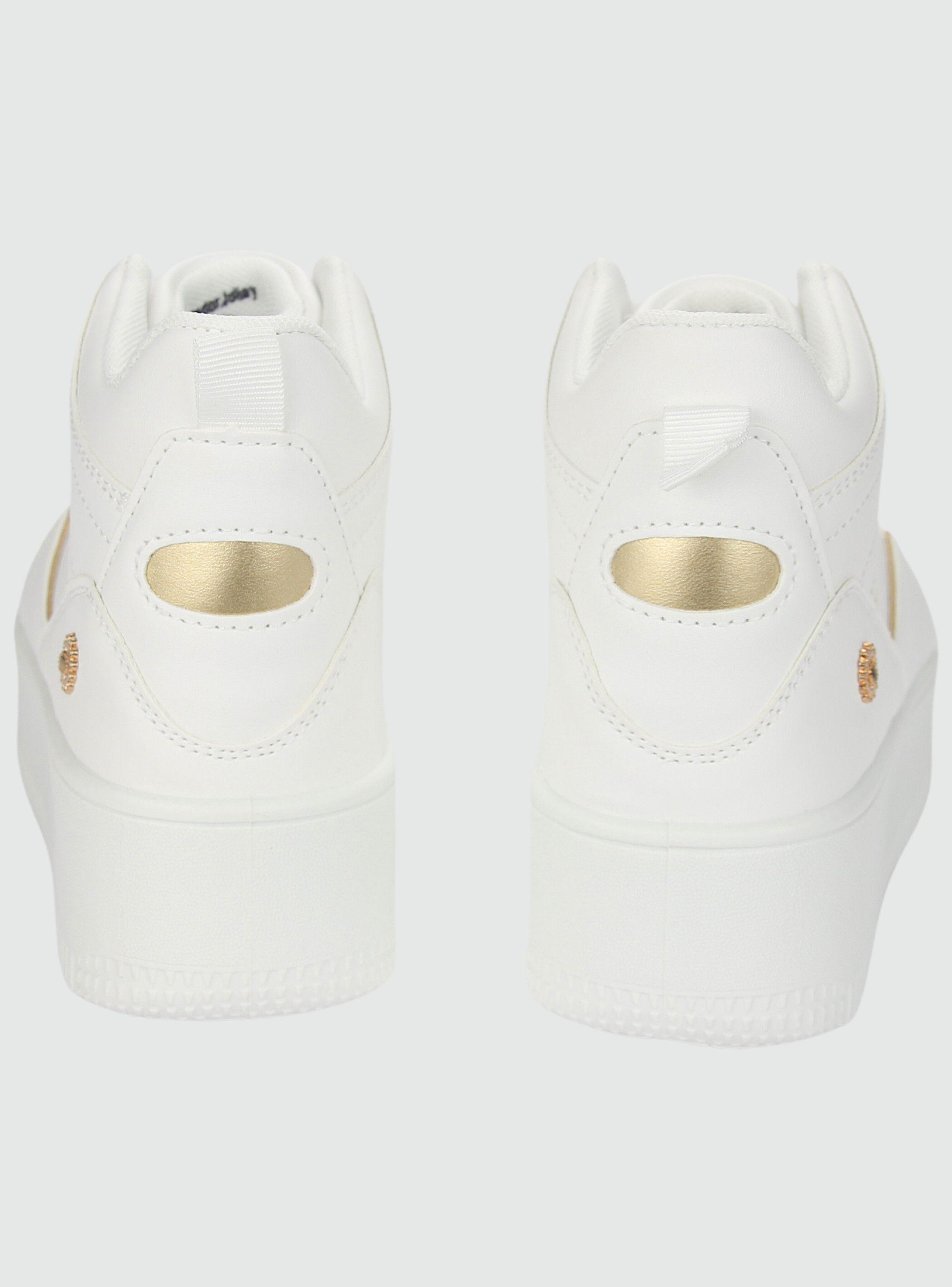 Zapatilla Chalada Mujer Metta-9 Blanco Oro Urbano-5