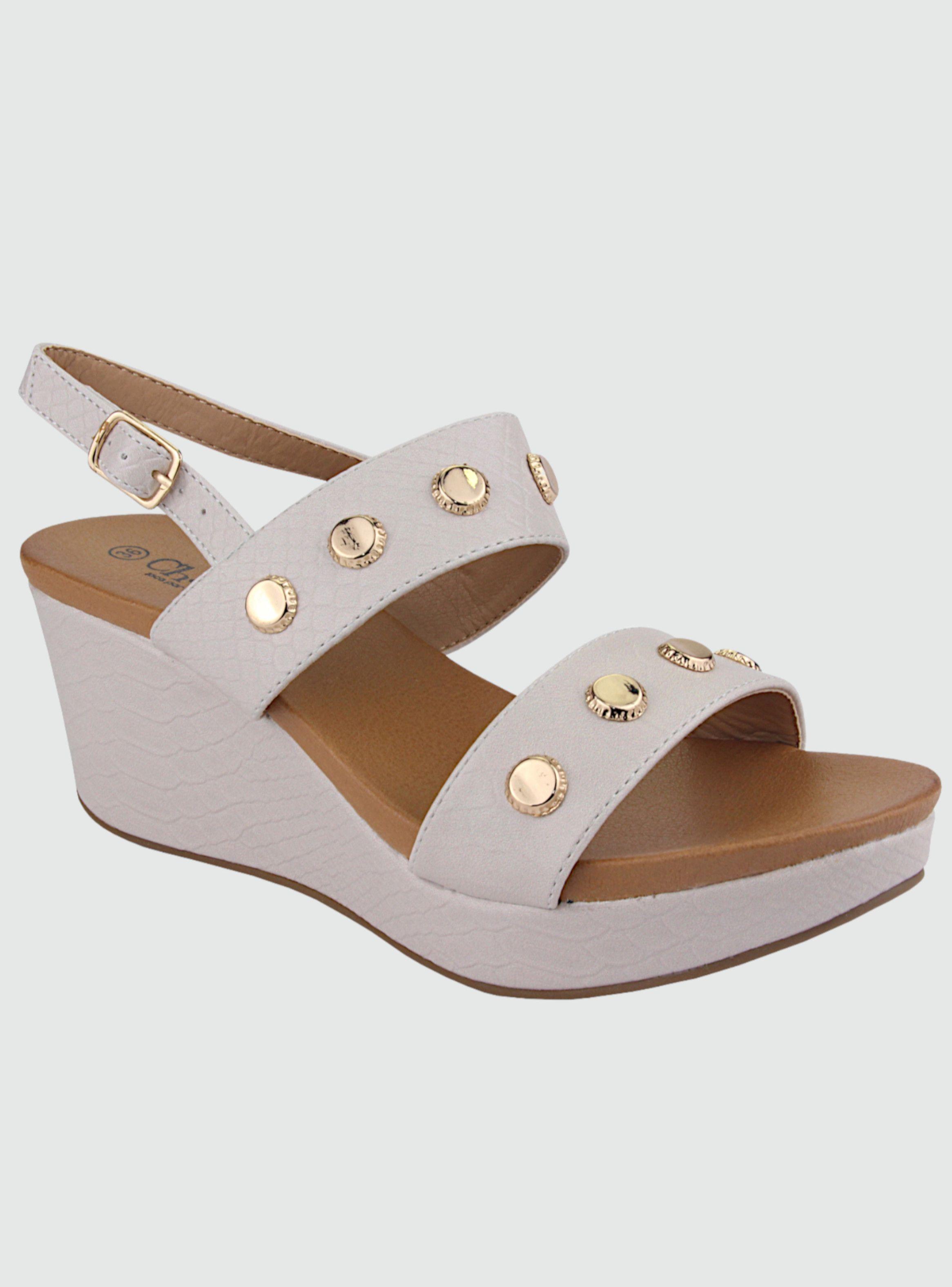 Sandalia Chalada Mujer Gitana-32 Blanco Moda-0