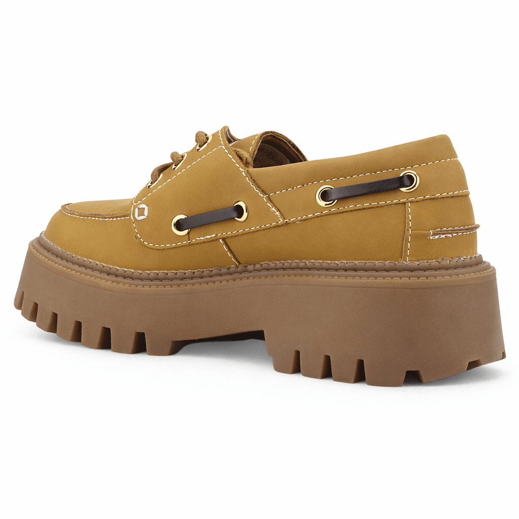 Mocasin Camel Mujer Casual Chalada Lennon-3