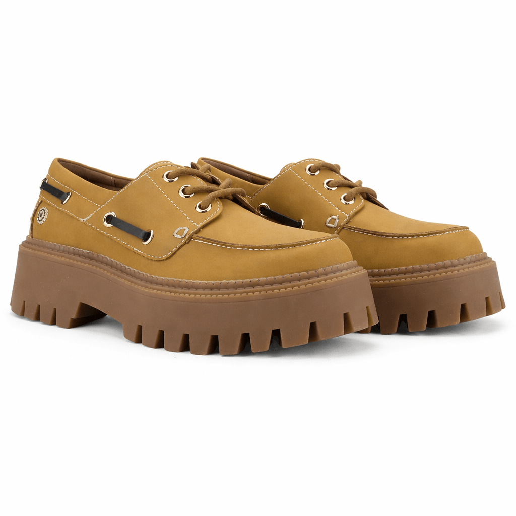Mocasin Camel Mujer Casual Chalada Lennon-4
