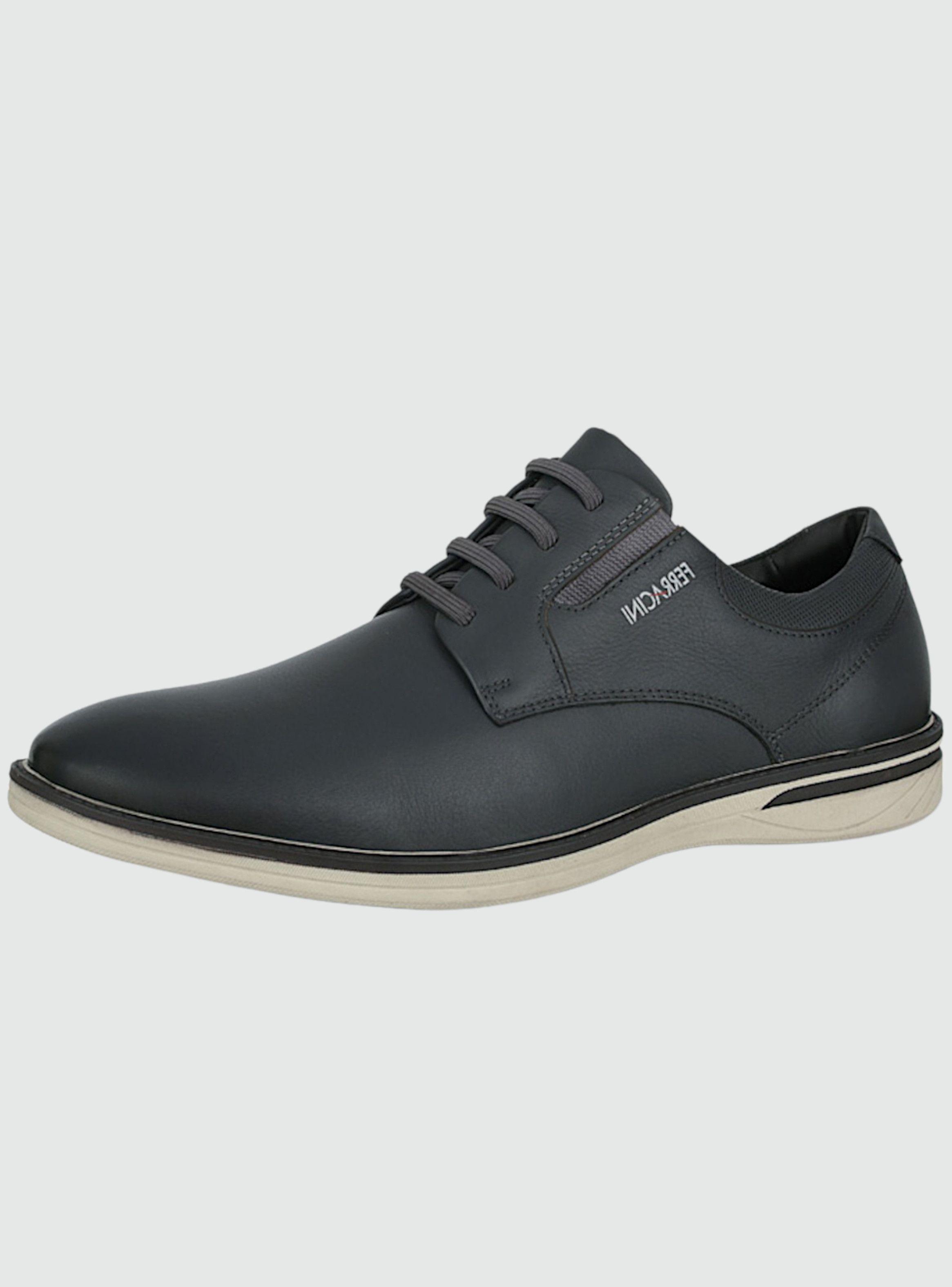 Zapato Ferracini Hombre 3618 Negro Casual-0