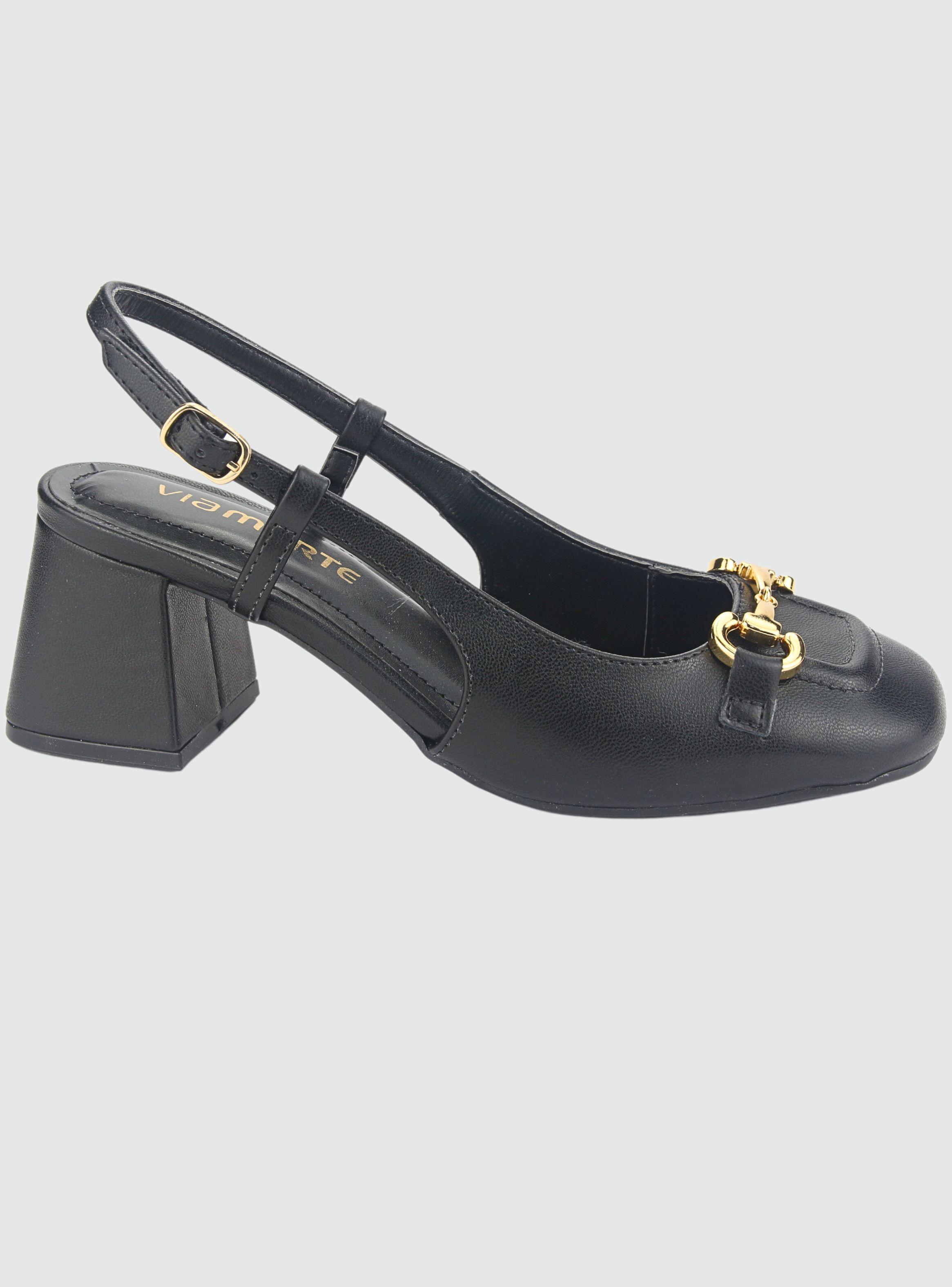Zapato Via Marte Mujer 23-16804 N Preto Casual-0