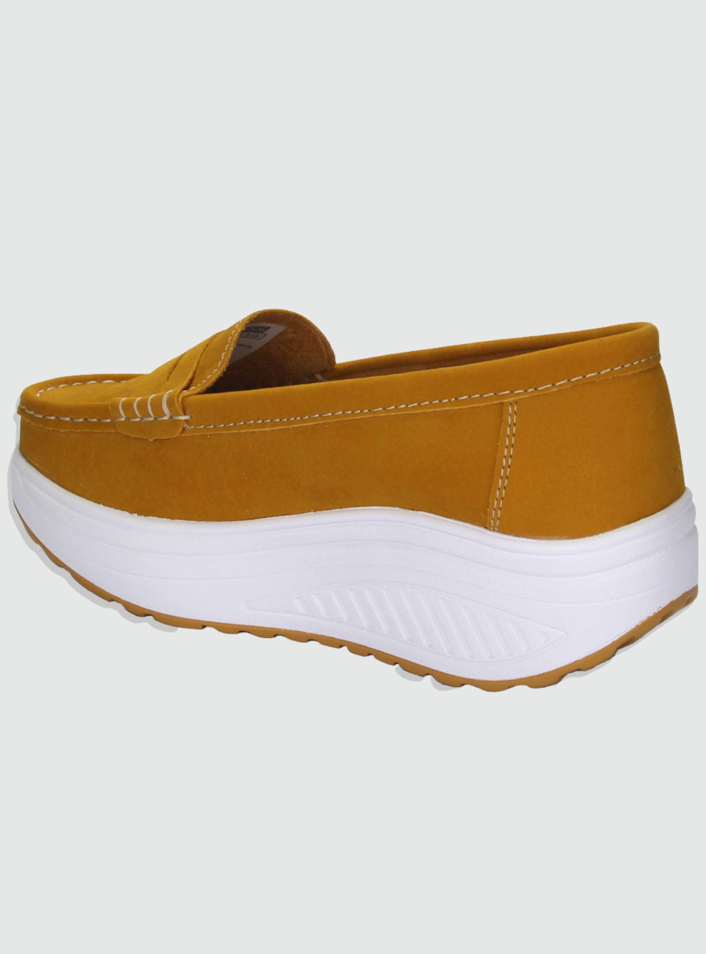 Zapato Funway Mujer Tija-1 Amarillo Plataforma-1