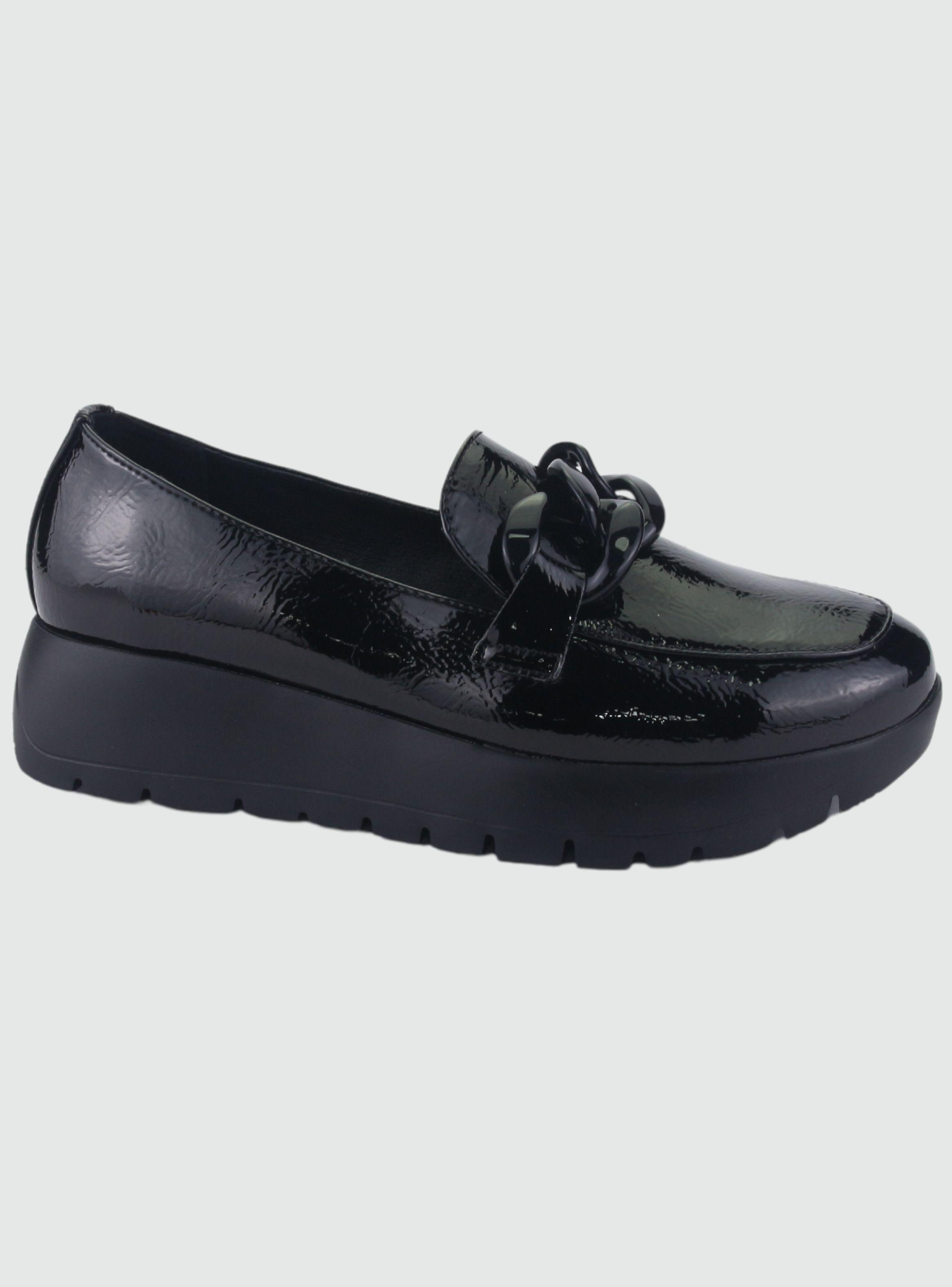 Zapato Chalada Mujer Wonder-1 Negro Casual-0