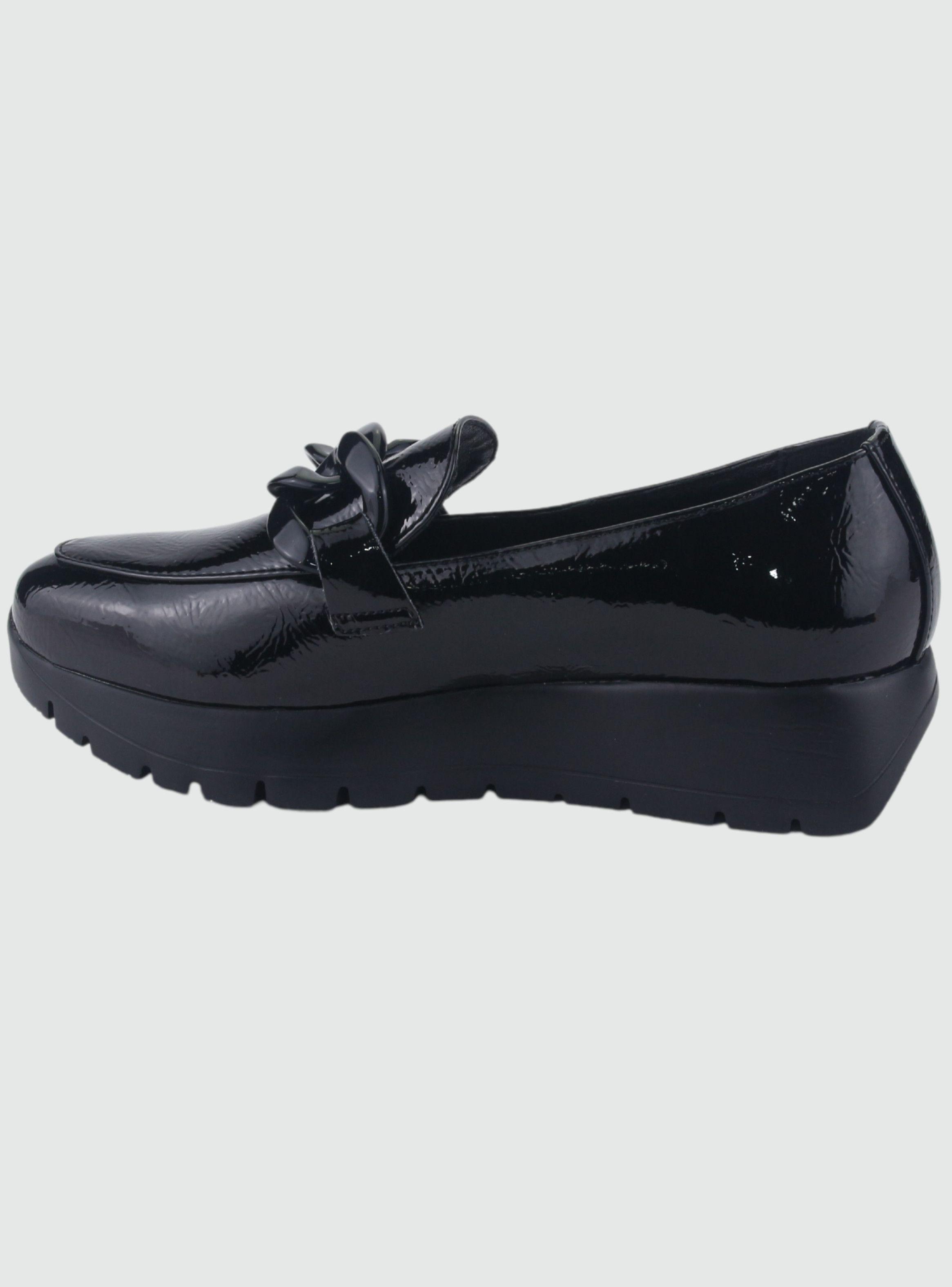 Zapato Chalada Mujer Wonder-1 Negro Casual-1