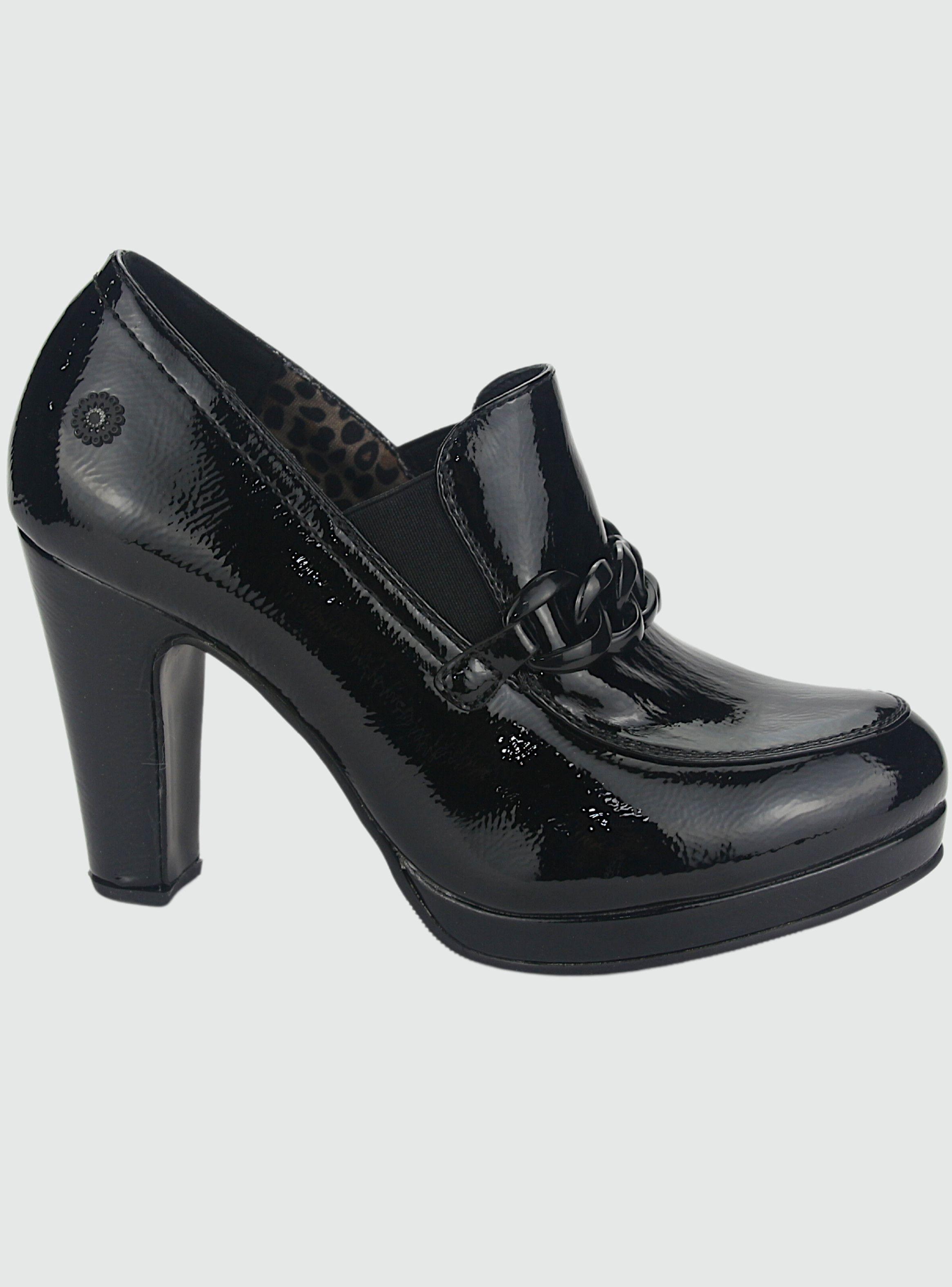 Zapato Chalada Mujer Plataform27 Negro Casual-0