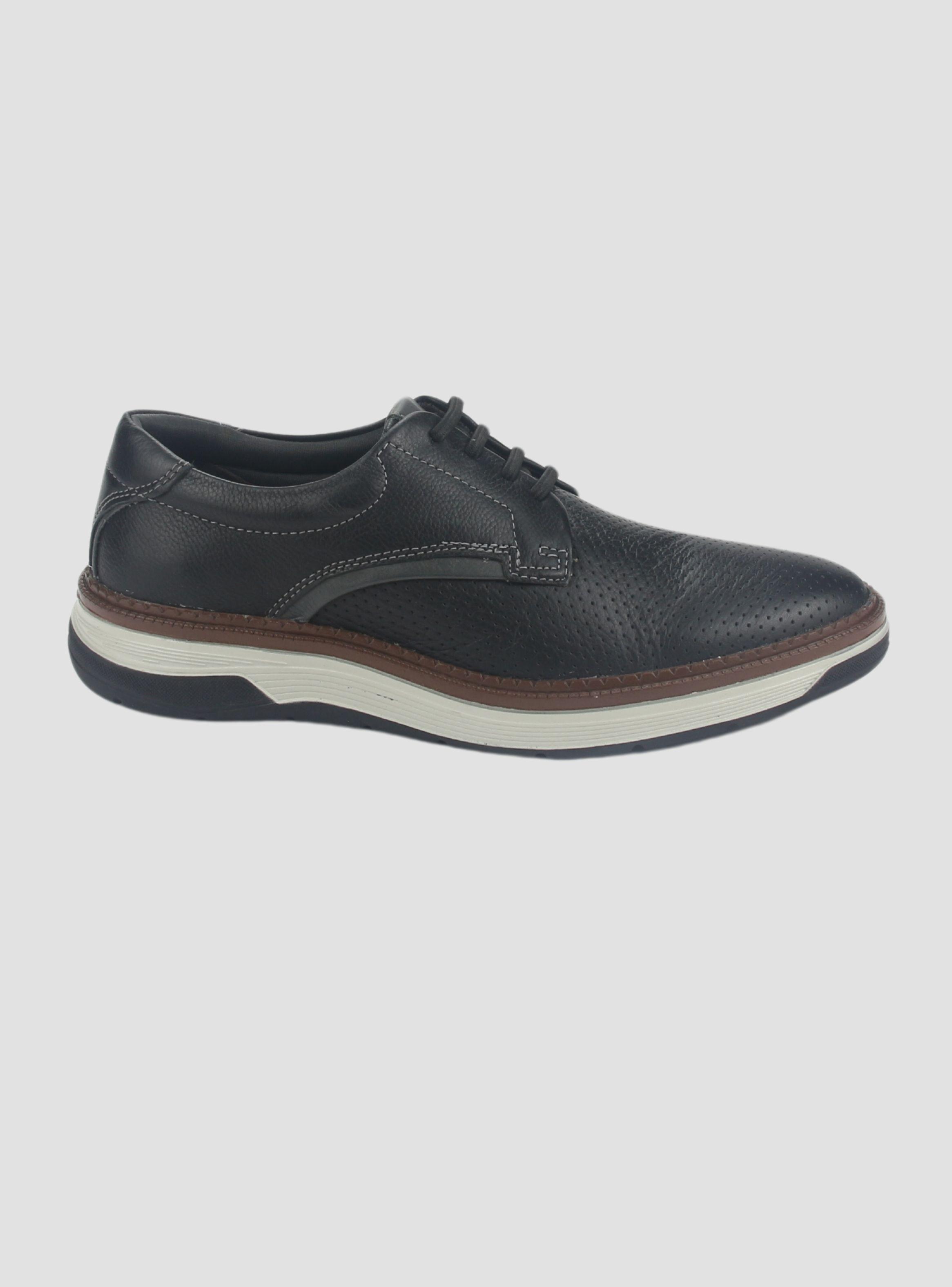 Zapato Ferracini Hombre 4326 Blaze Negro Casual-0