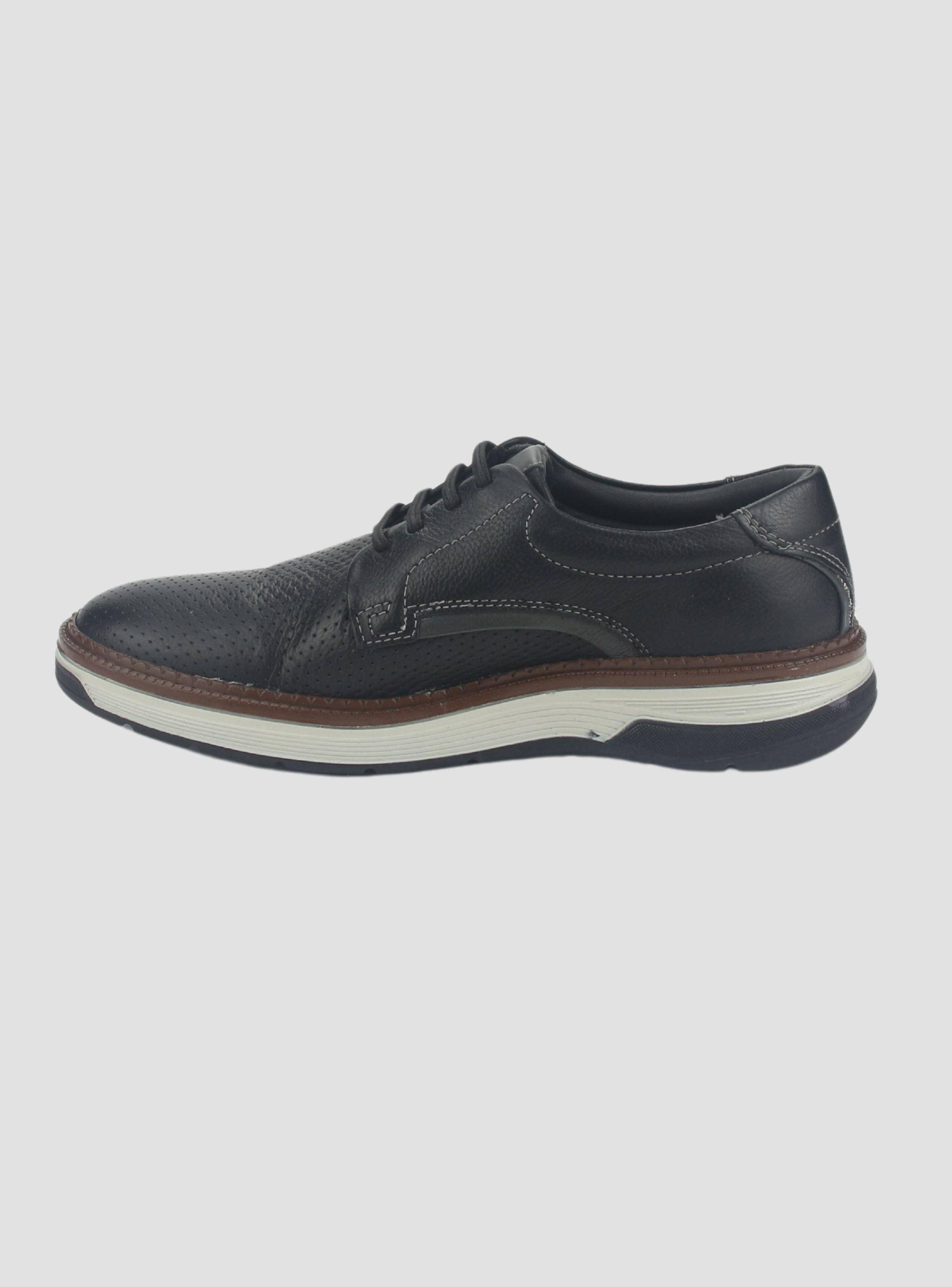 Zapato Ferracini Hombre 4326 Blaze Negro Casual-1