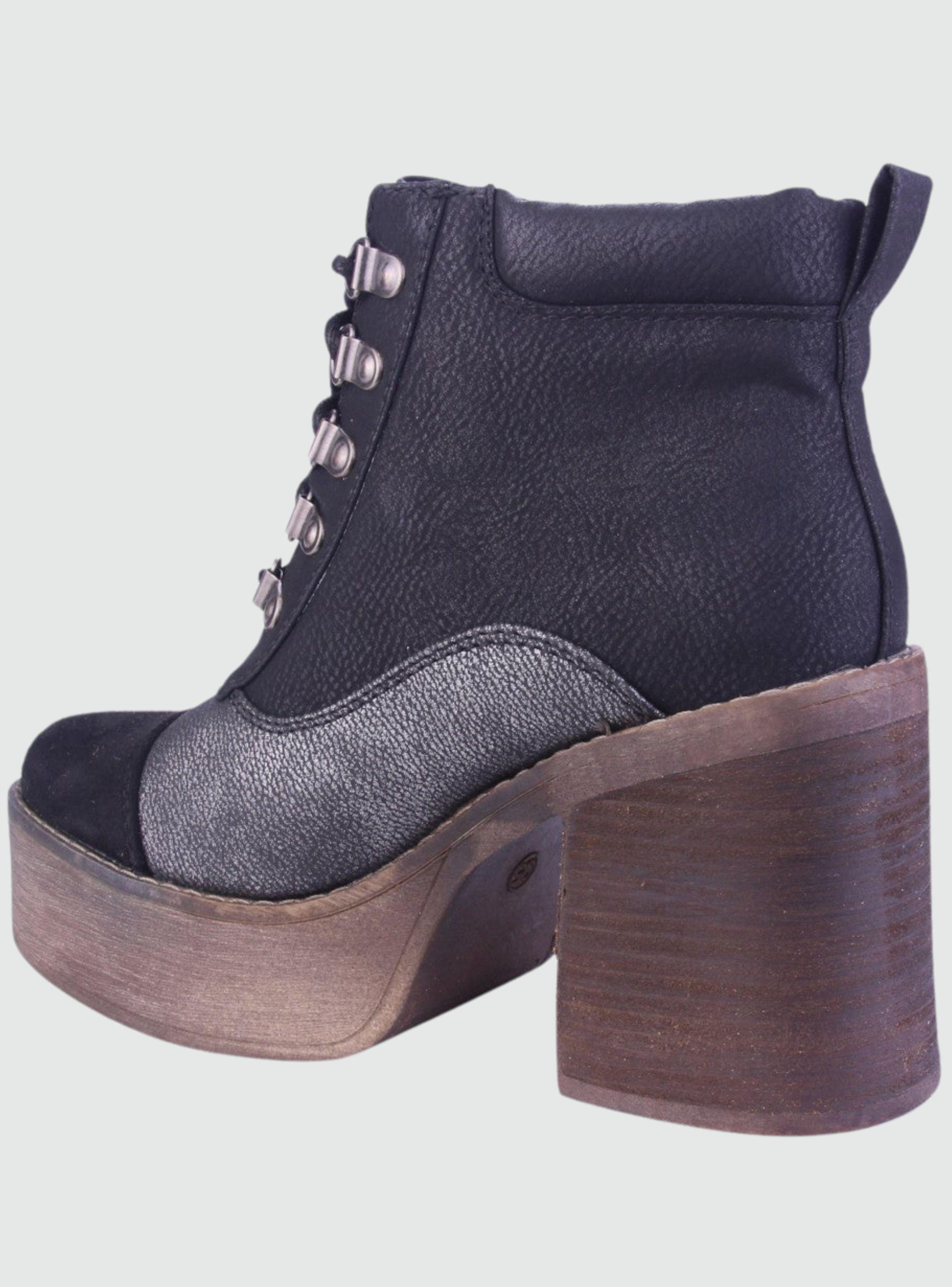 Botin Chalada Mujer Nieve-1 Negro Moda-1