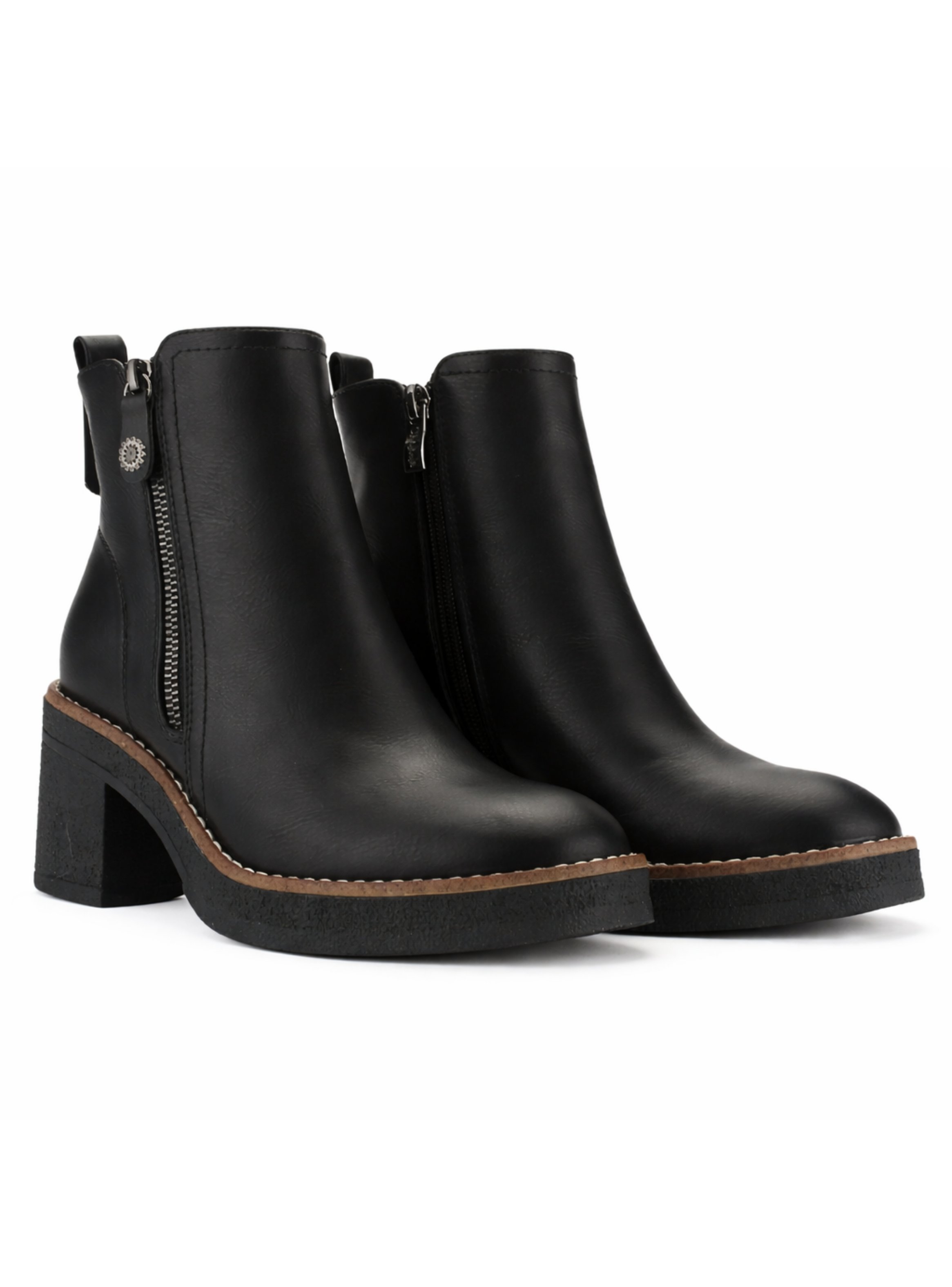 Botin Negro Mujer Casual Chalada Bricca-0