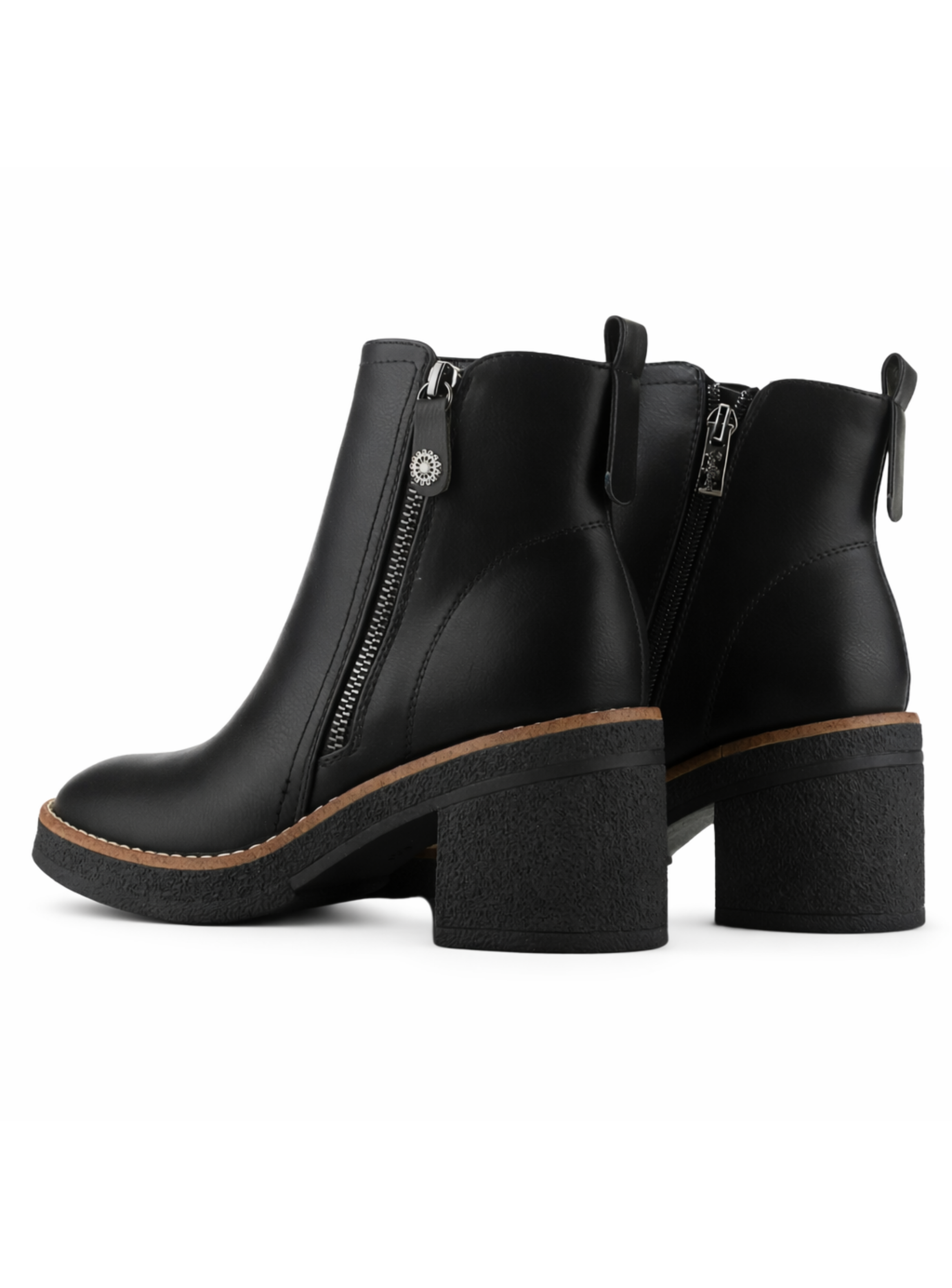 Botin Negro Mujer Casual Chalada Bricca-1