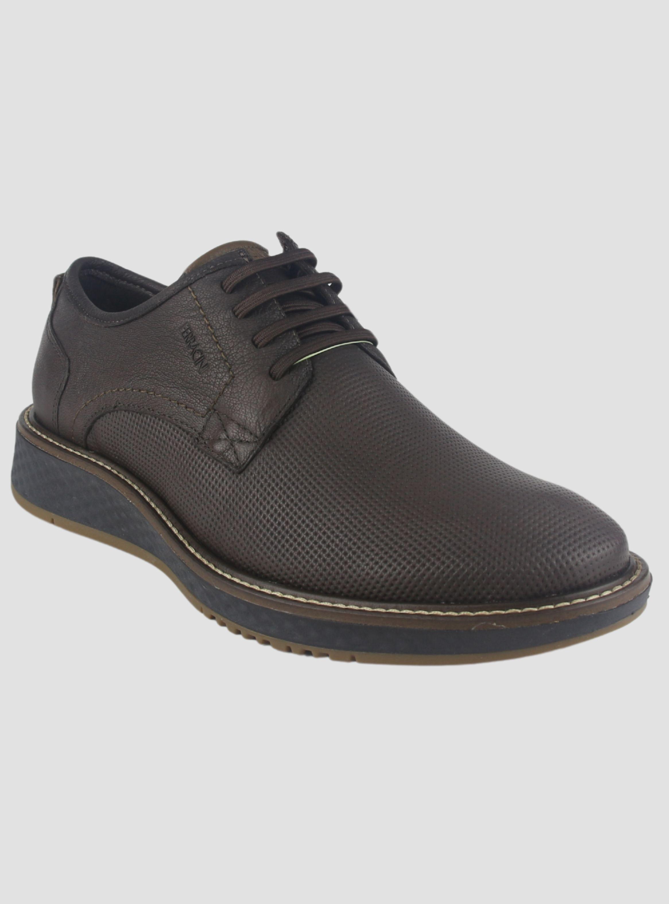 Zapato Ferracini Hombre 3302 Play Café Casual-2