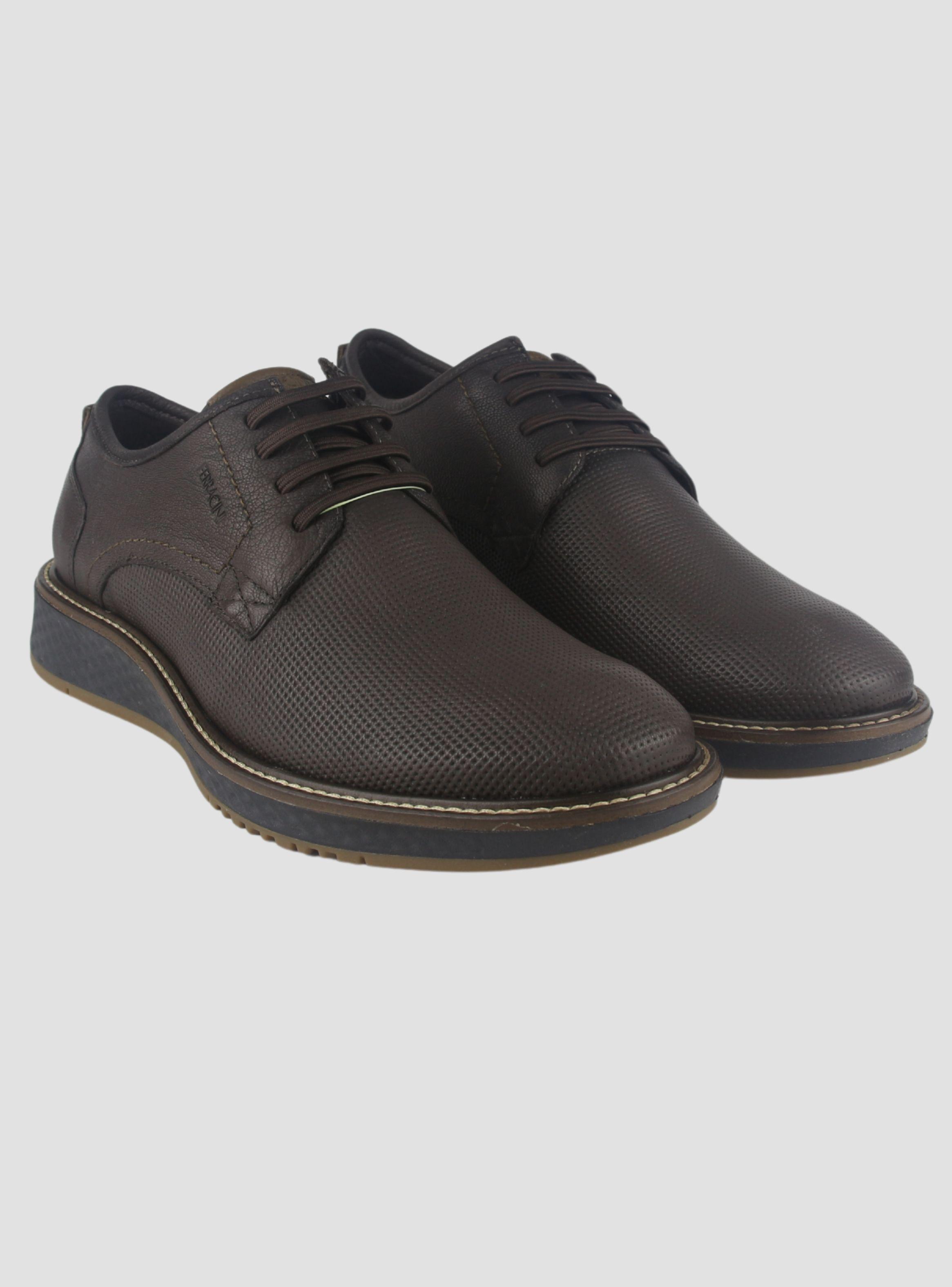 Zapato Ferracini Hombre 3302 Play Café Casual-4