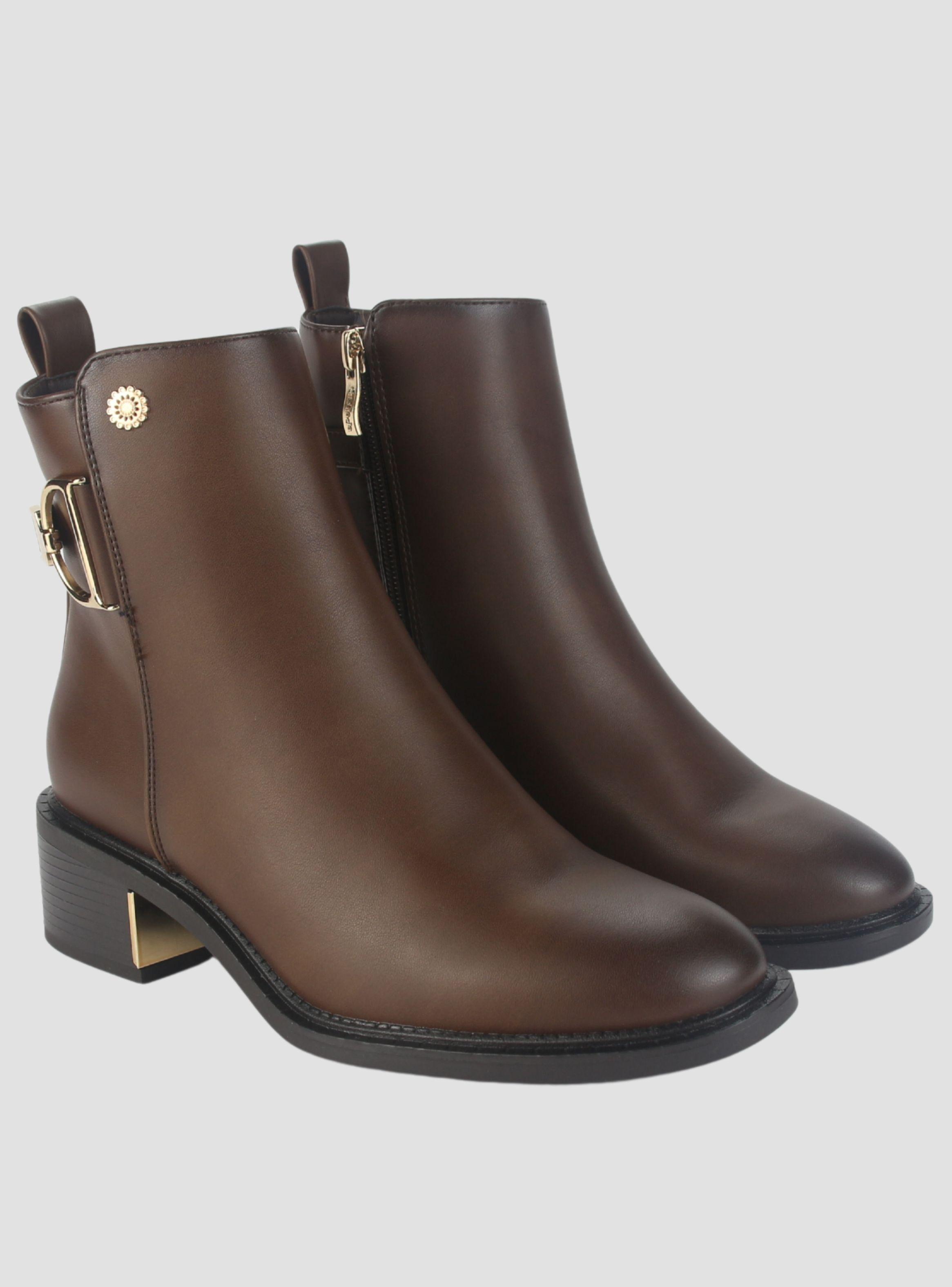 Botin Chalada Mujer Traffam-61 Café Casual-4