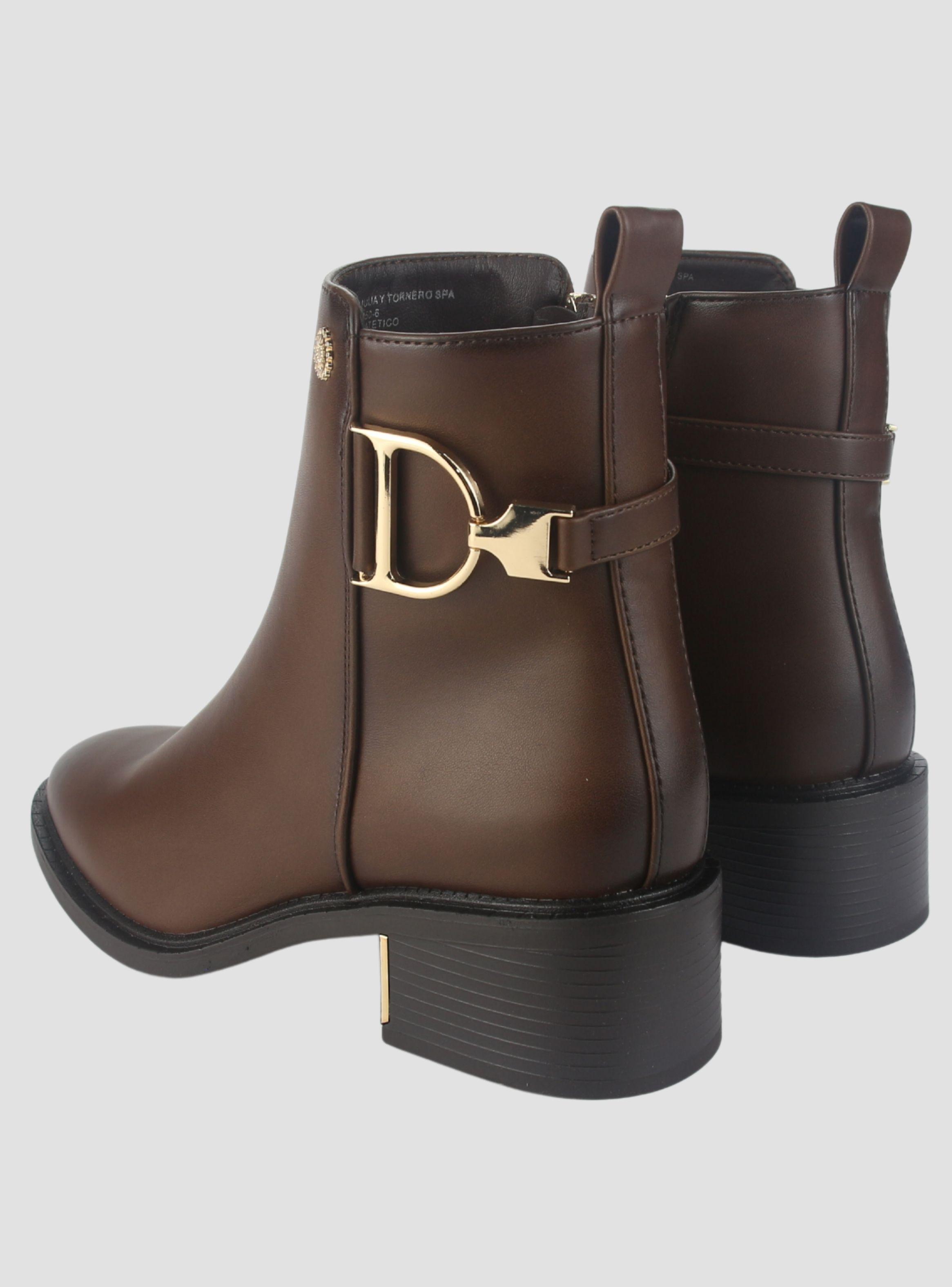 Botin Chalada Mujer Traffam-61 Café Casual-5