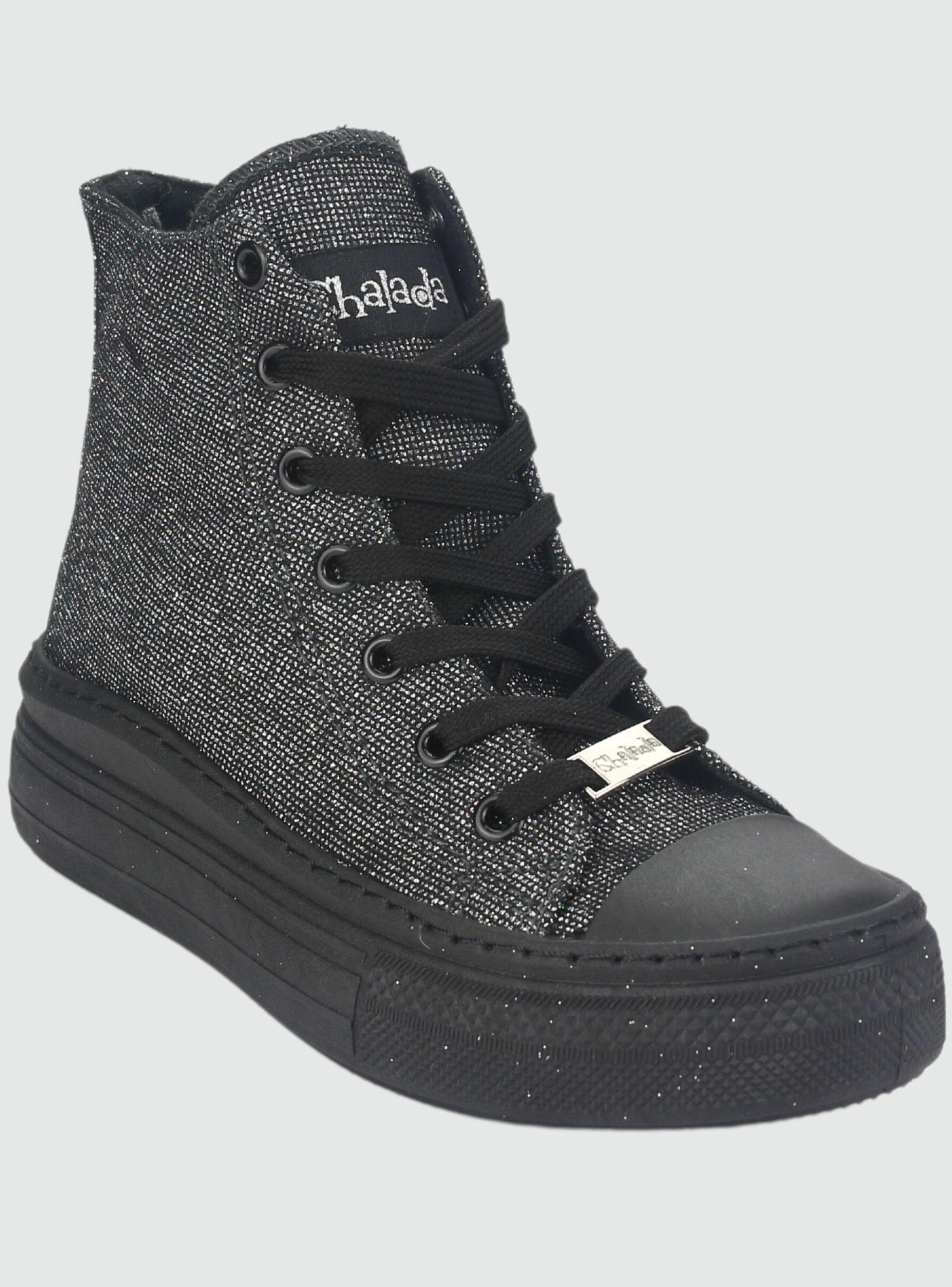 Zapatilla Chalada Mujer Clu-12 Negro Urbano-2