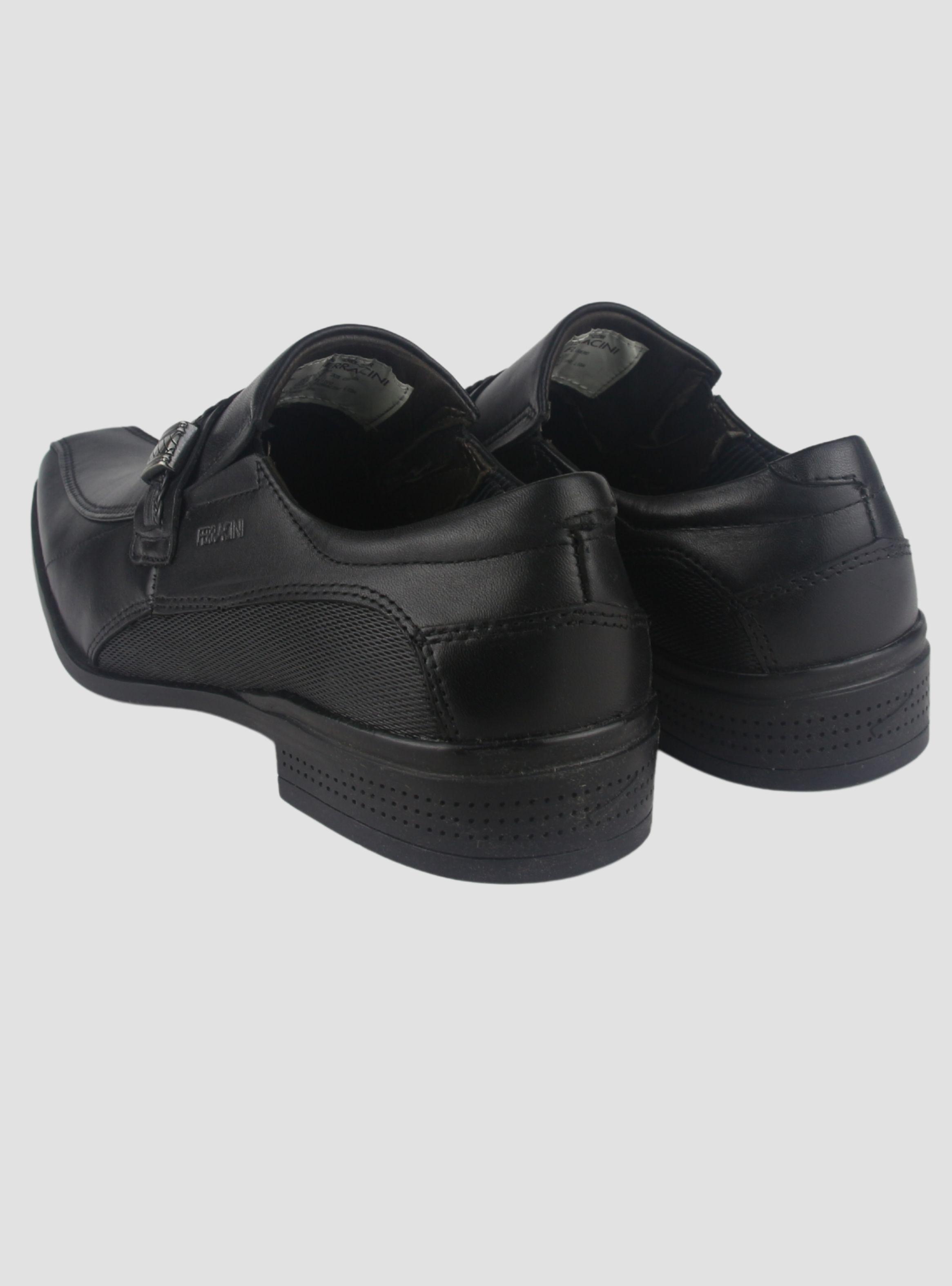 Zapato Ferracini Hombre 4383 Frankfurt Negro Matte Casual-5