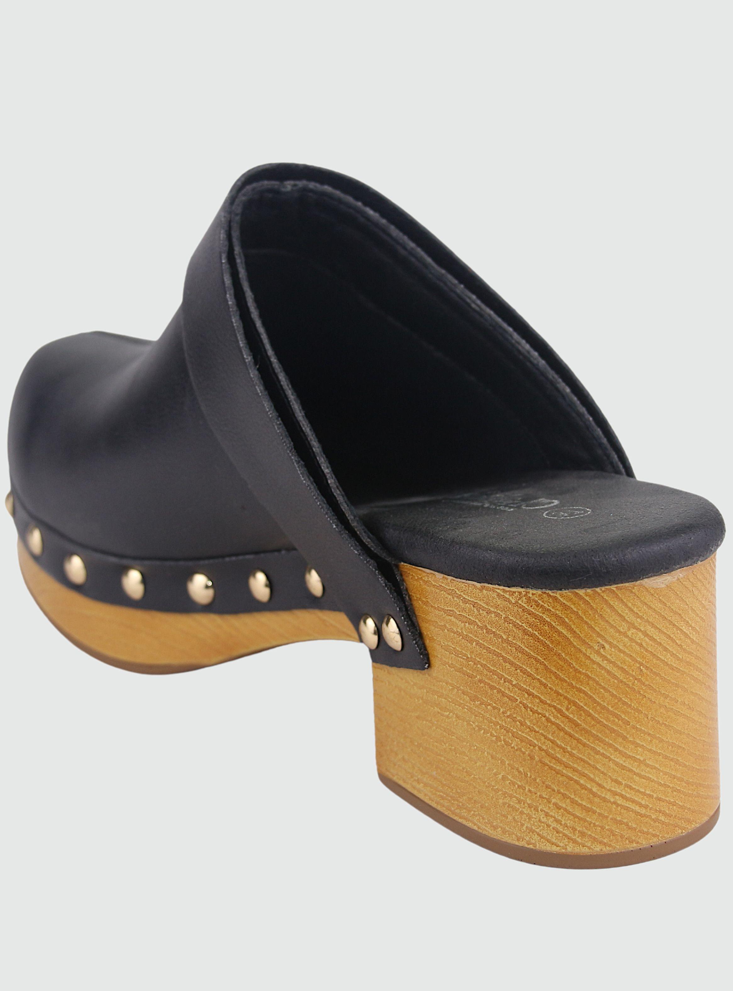 Zapato Chalada Mujer Woodh-31 Negro Casual-3