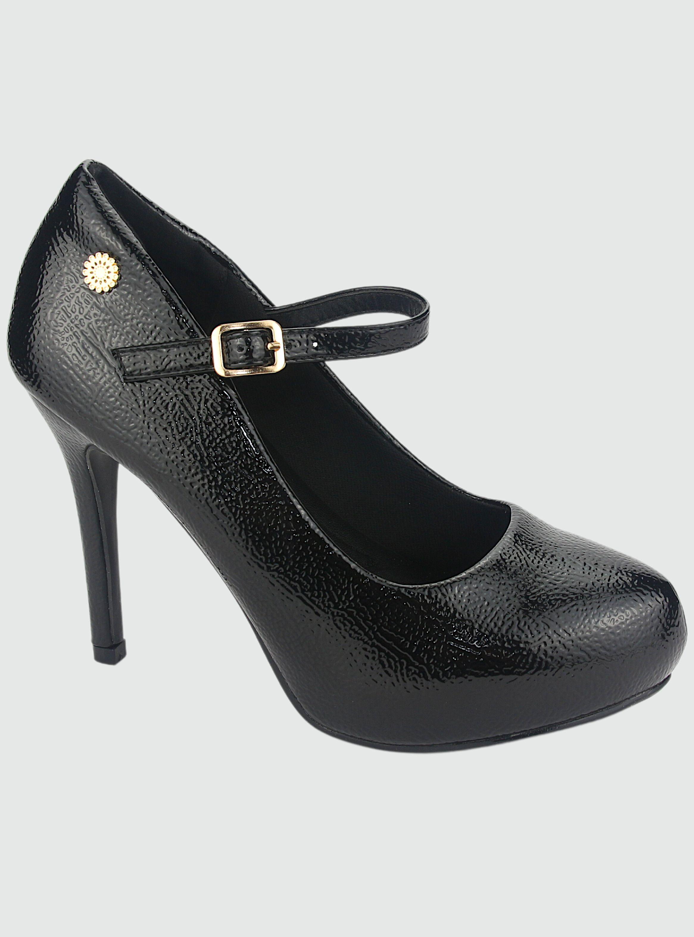 Zapato Chalada Mujer Feel-2 Negro Casual-0