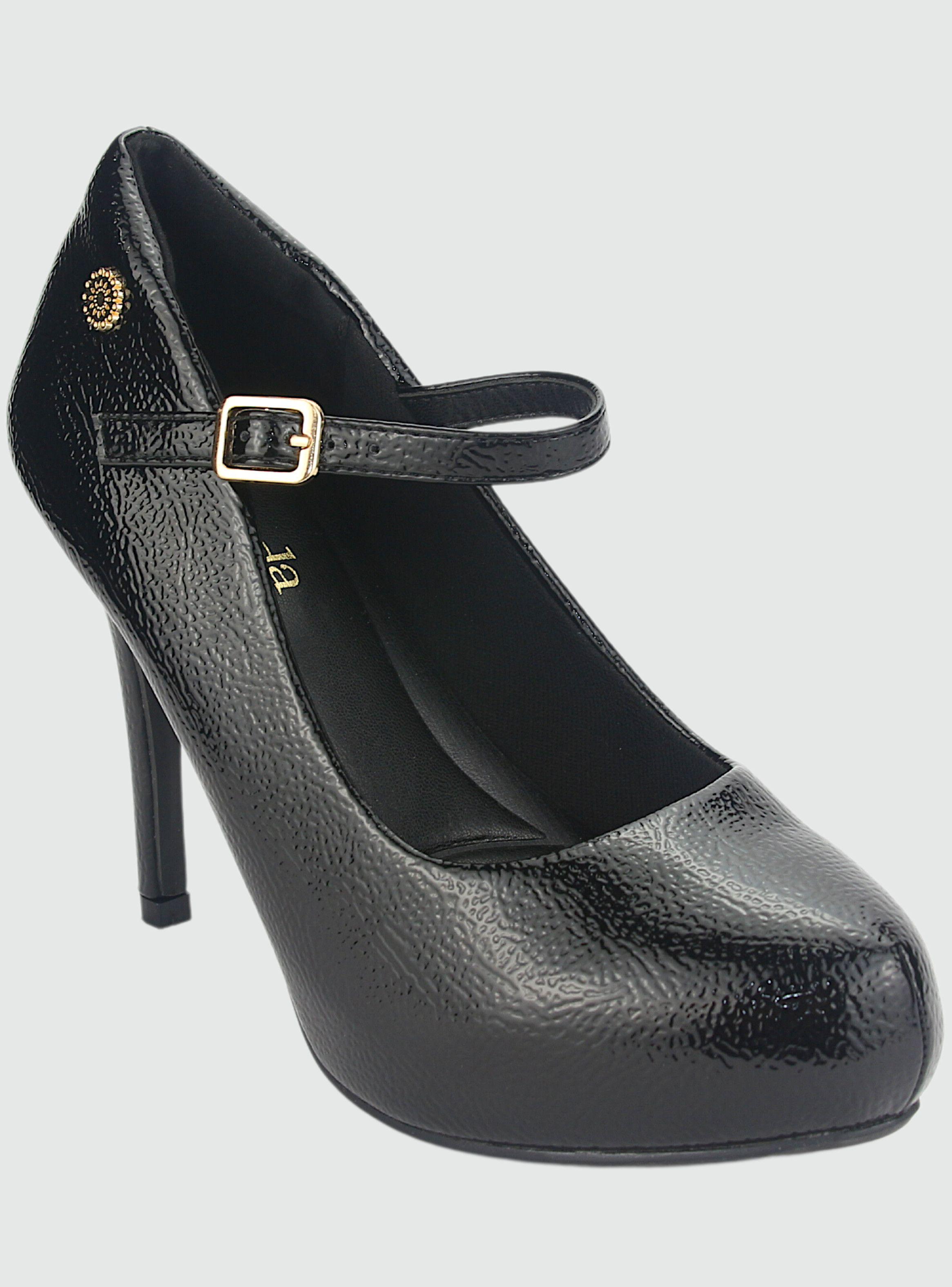 Zapato Chalada Mujer Feel-2 Negro Casual-2