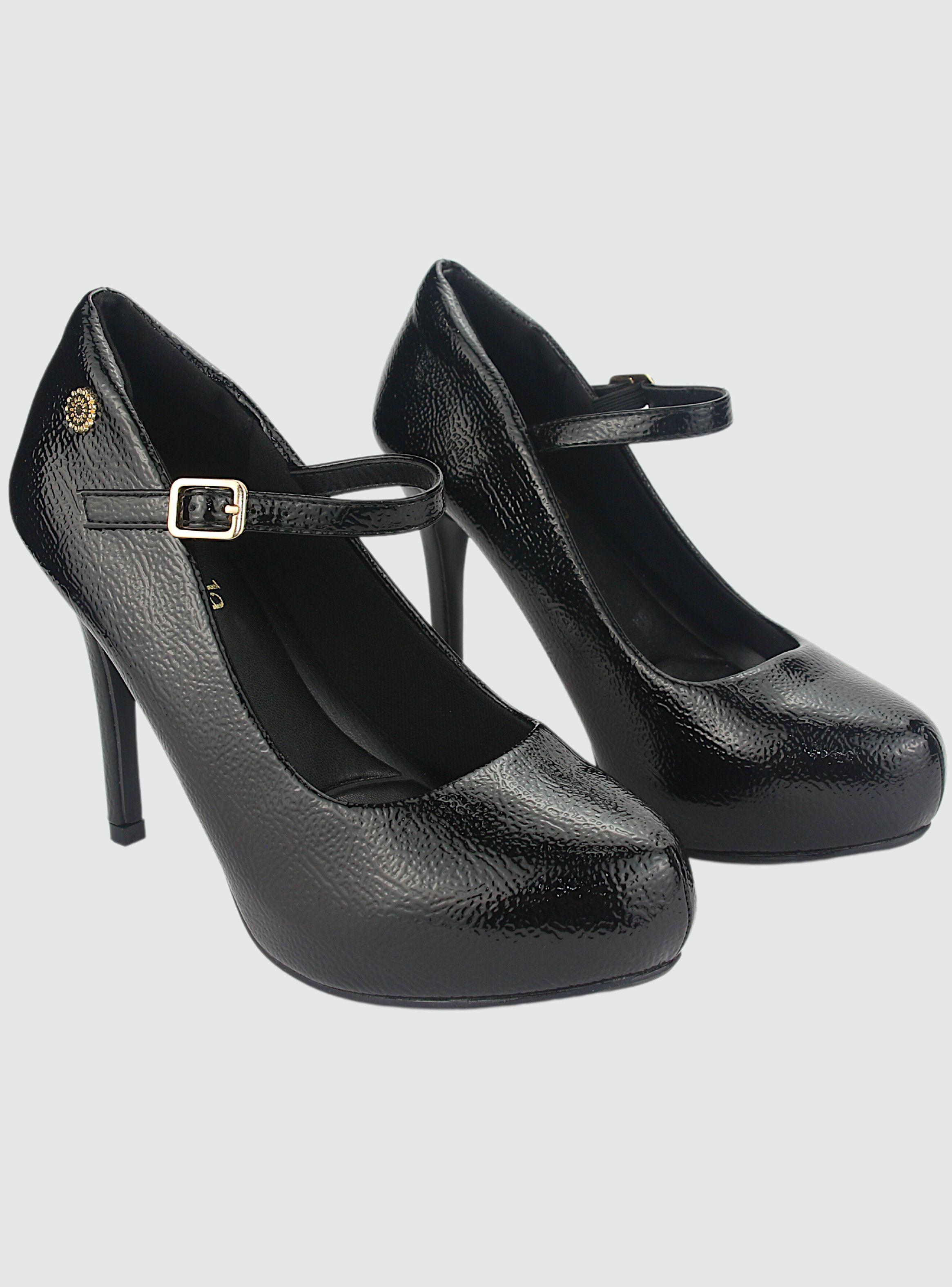 Zapato Chalada Mujer Feel-2 Negro Casual-4