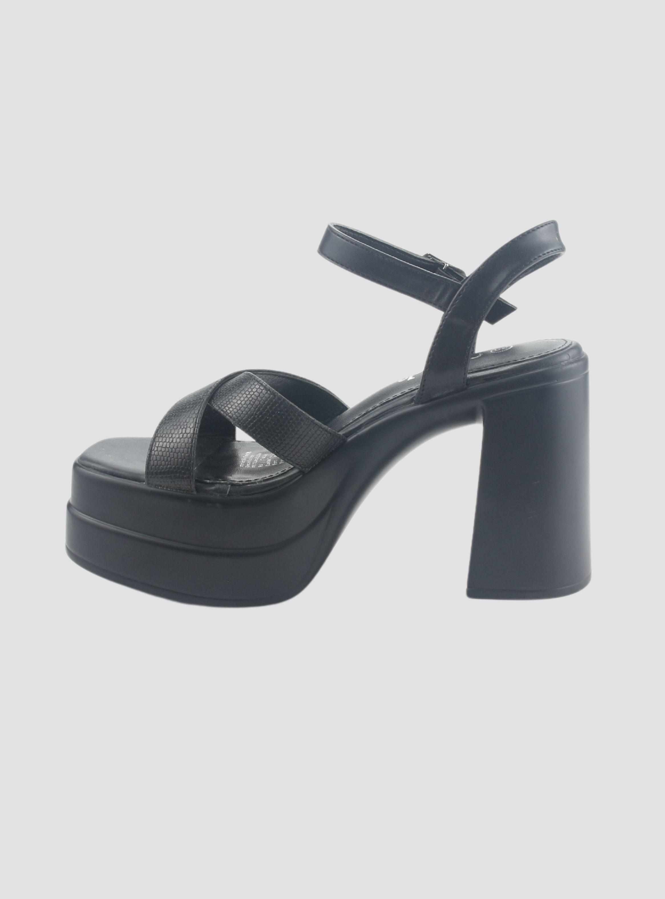 Sandalia Chalada Mujer Vizze-1 Negro Casual-1
