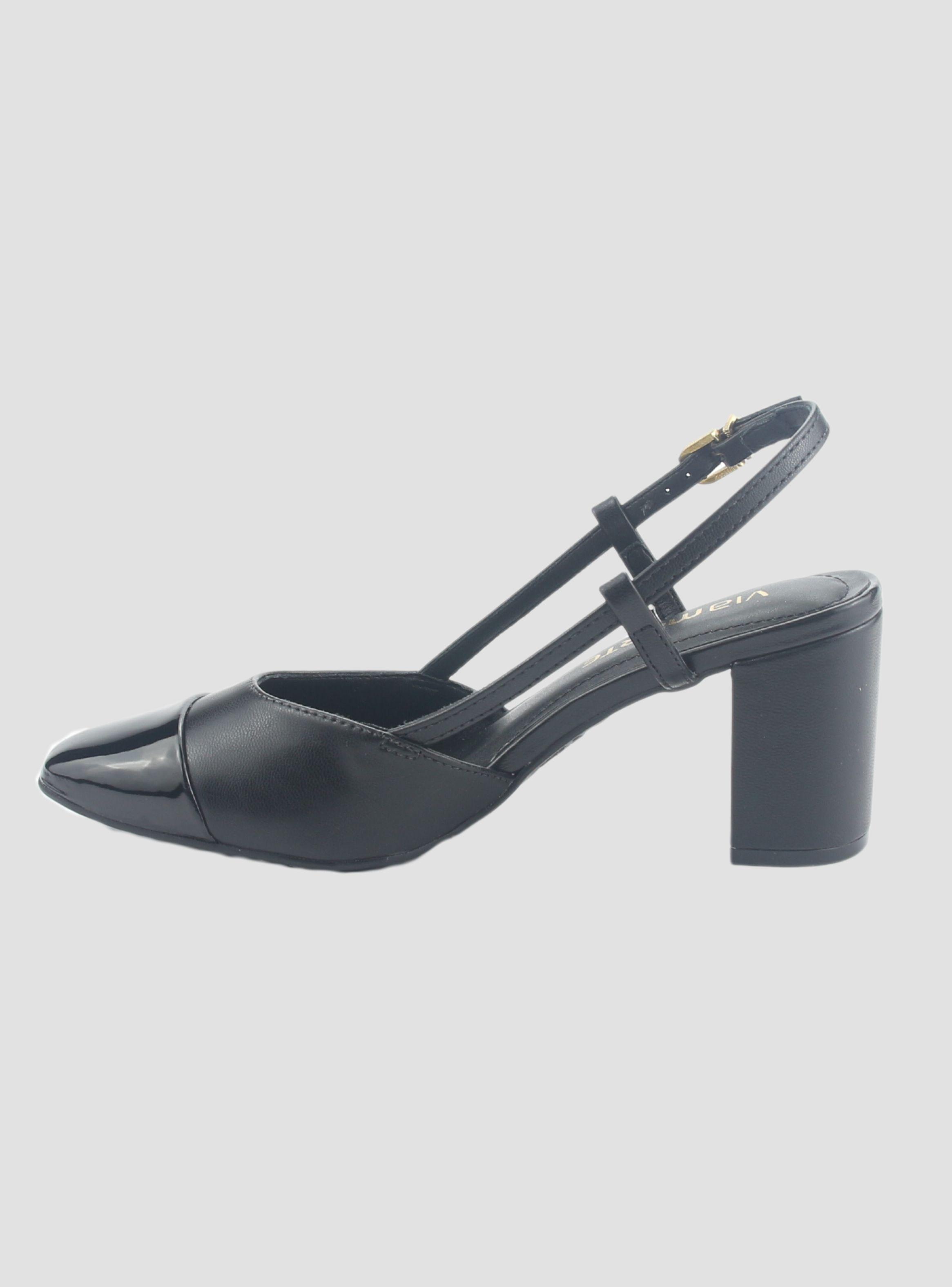 Zapato Via Marte Mujer 153-006-01 Negro Casual-1