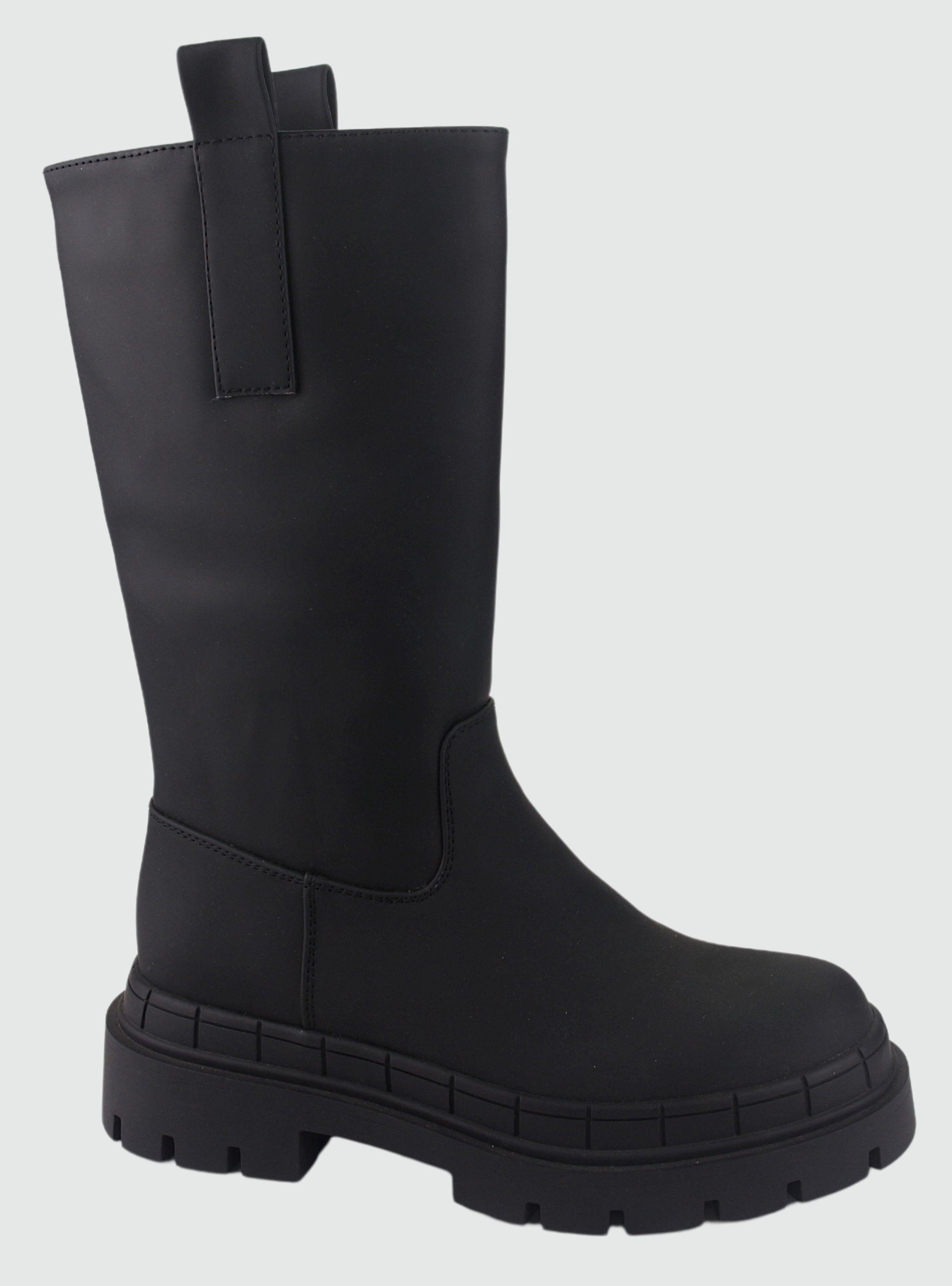 Bota Chalada Mujer Gummy-1 Negro Moda-0