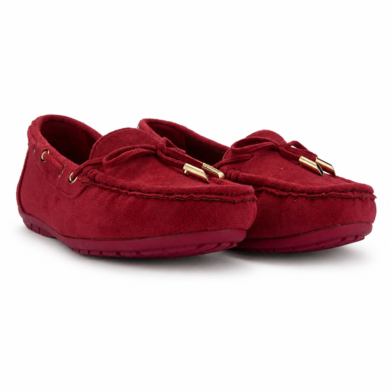 Mocasin Rojo Mujer Casual Chalada Nautico-4
