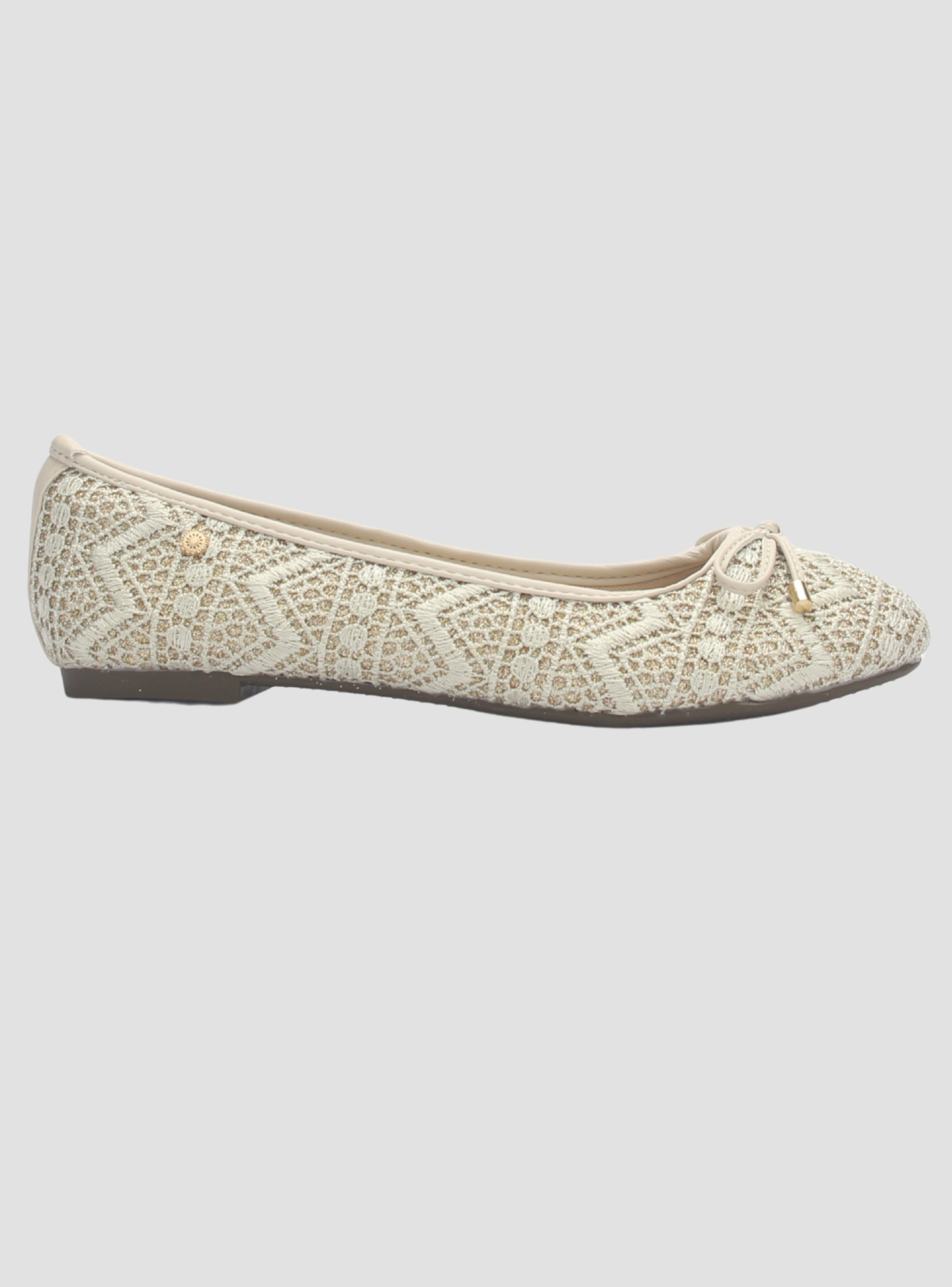 Ballerina Mujer Chalada Nathan-27 Dorado Casual-0