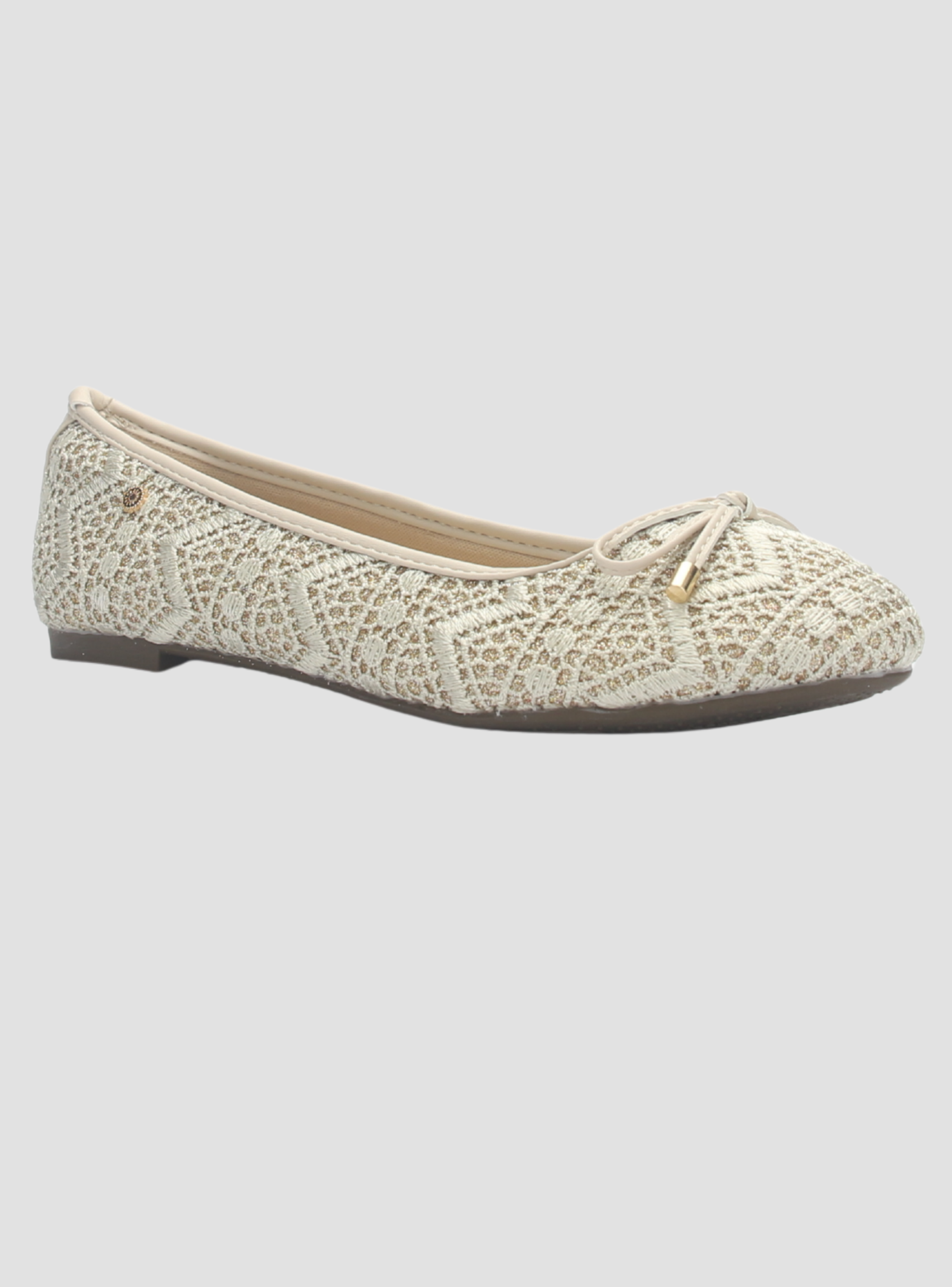 Ballerina Mujer Chalada Nathan-27 Dorado Casual-2