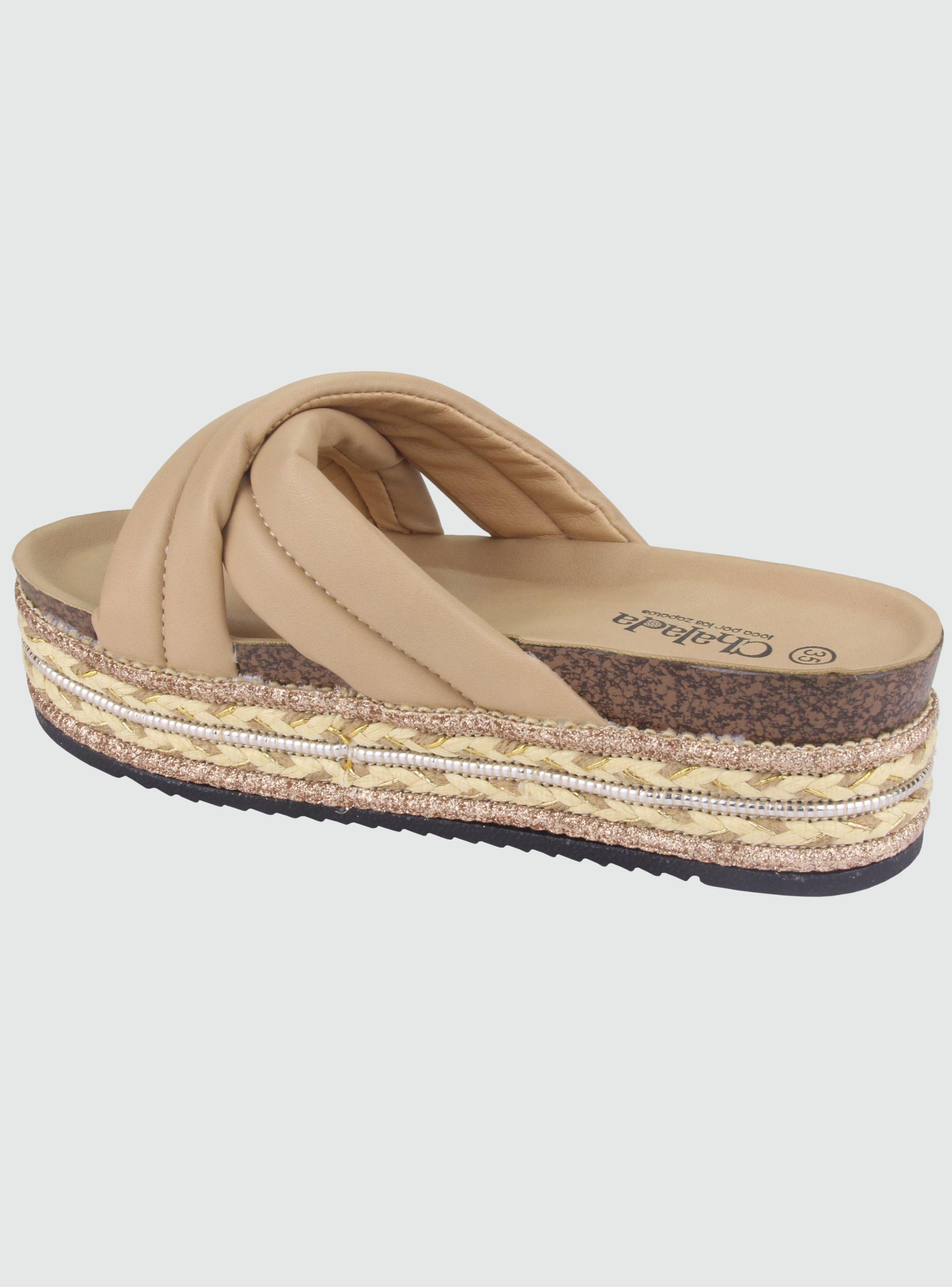 Sandalia Chalada Mujer Pruna-12 Beige Moda-1