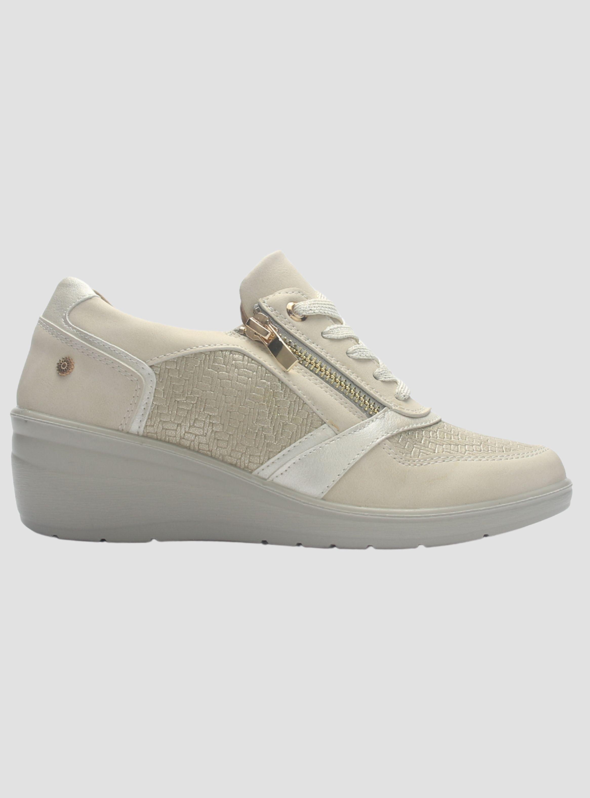 Zapatilla Mujer Chalada Deza-4 Beige Urbano-0