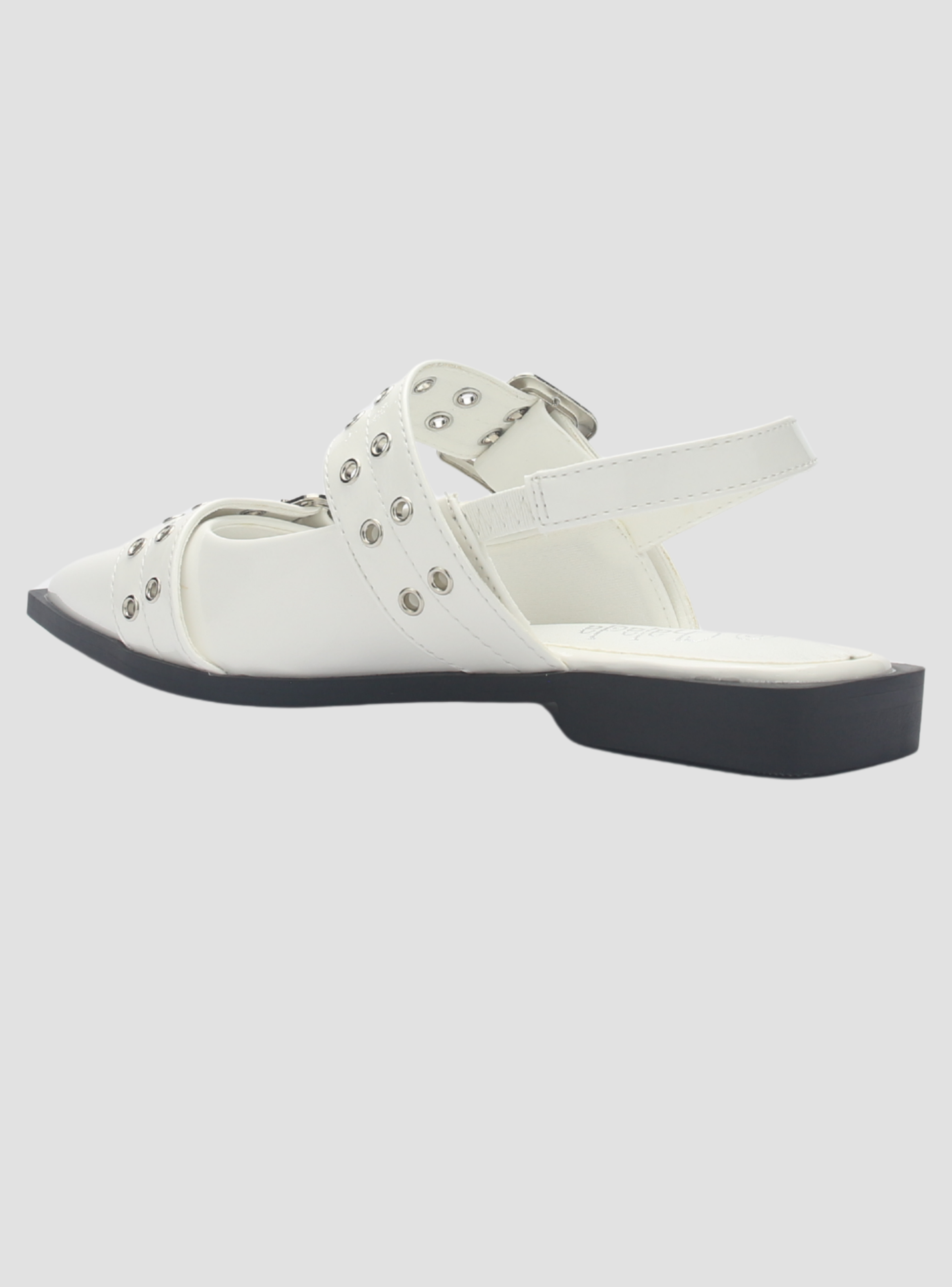 Ballerina Mujer Chalada Slik-21 Blanco Casual-3