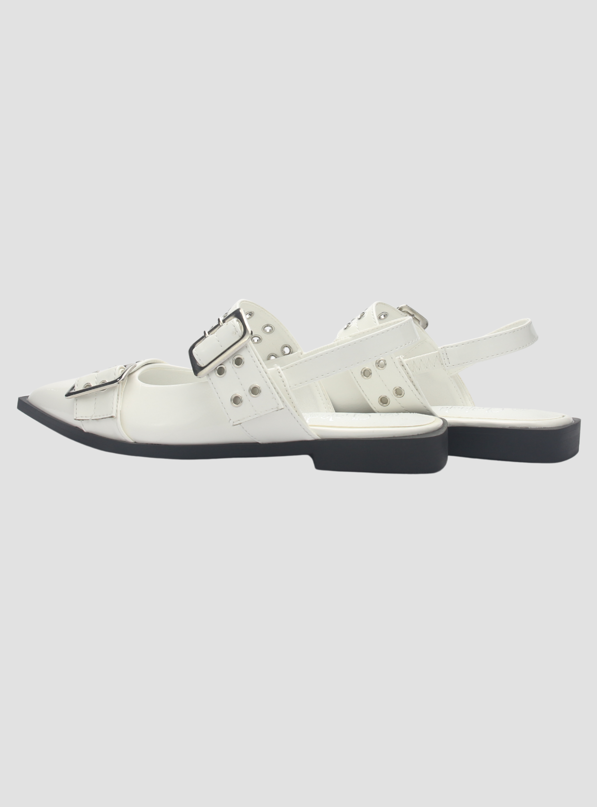 Ballerina Mujer Chalada Slik-21 Blanco Casual-7