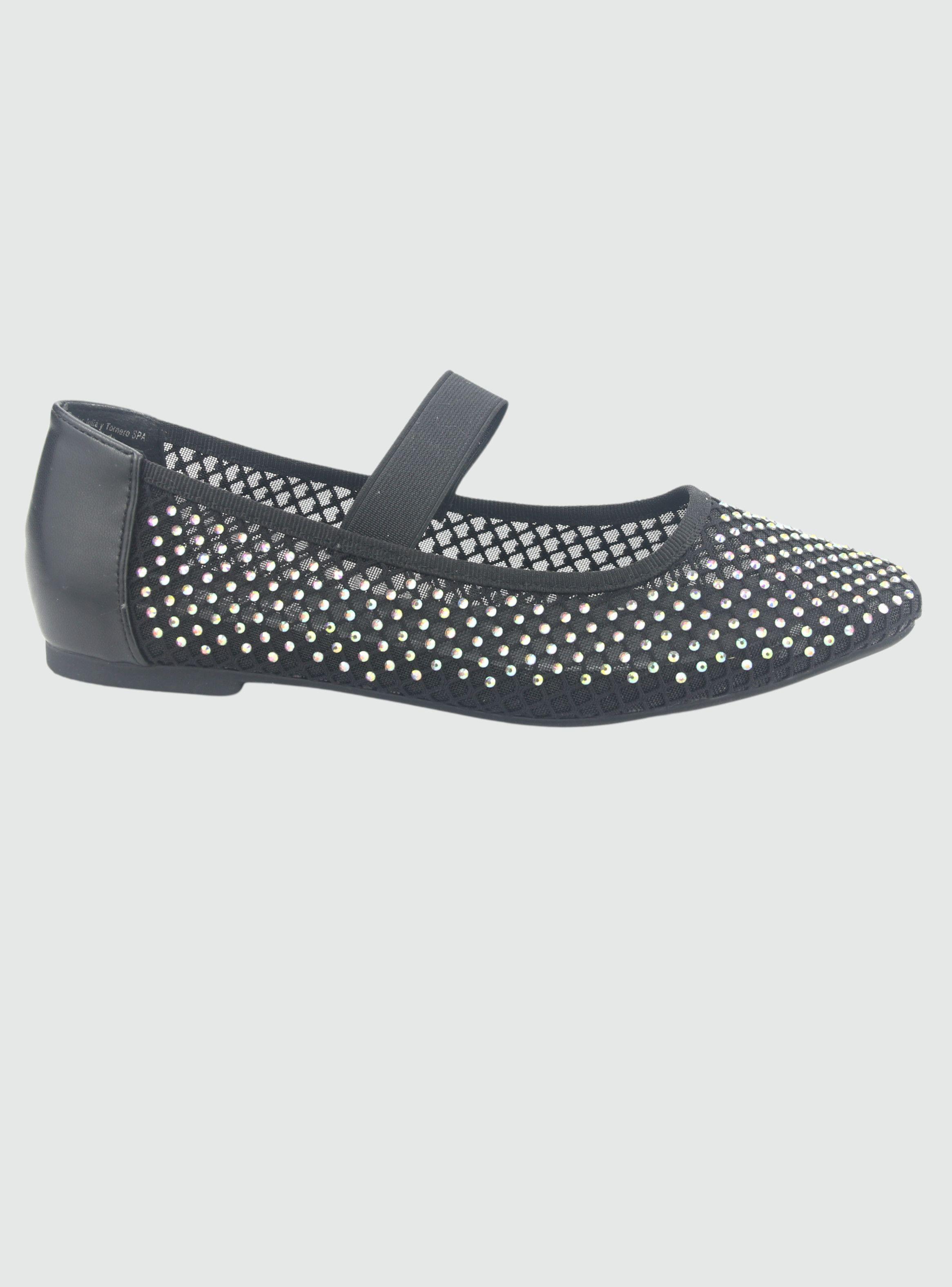 Ballerina Chalada Mujer Miu-5 Negro Casual-1