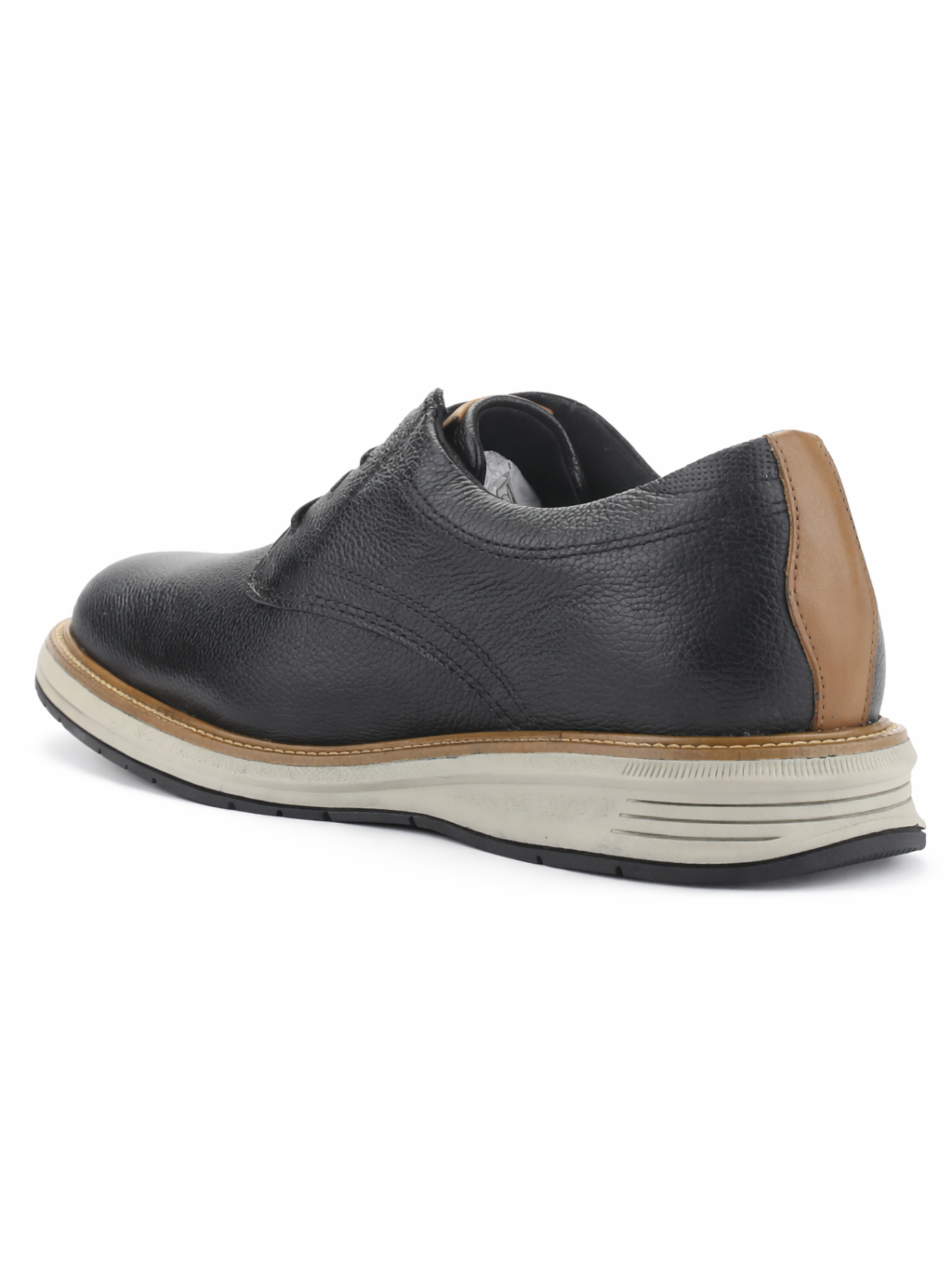 Zapato Negro Hombre Casual Ferracini 5168 Austin-3
